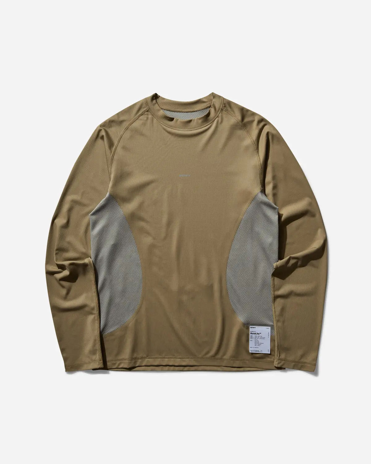 Men's Auralite Tech Longsleeve T-Shirt Army Green 1