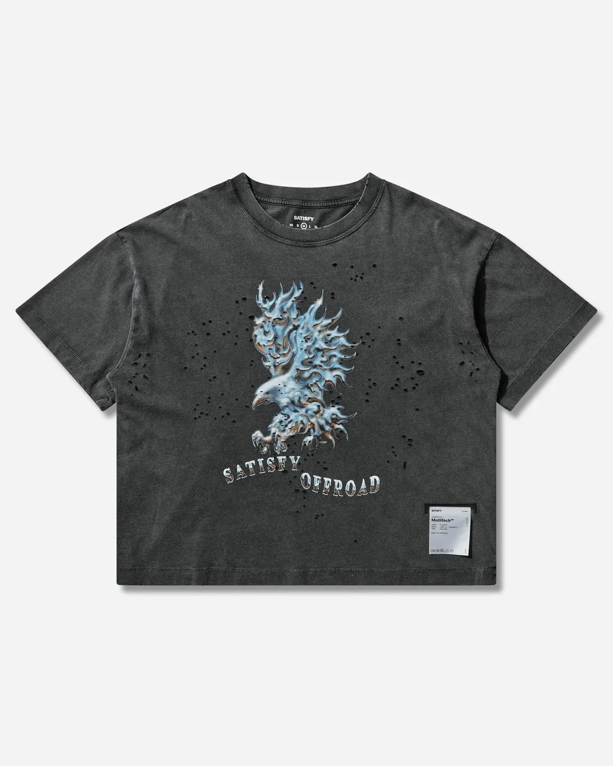 Women's Mothtech T-Shirt Aged Black 1