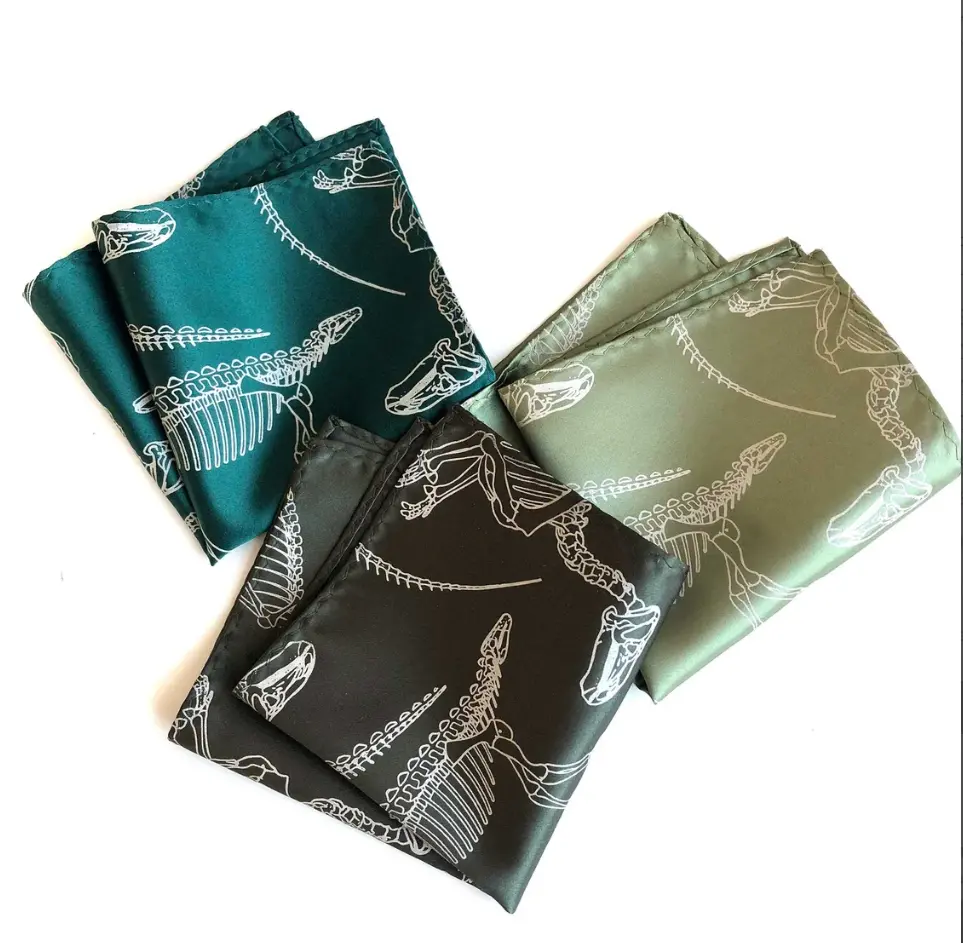 Dino Bones Pocket Square 1