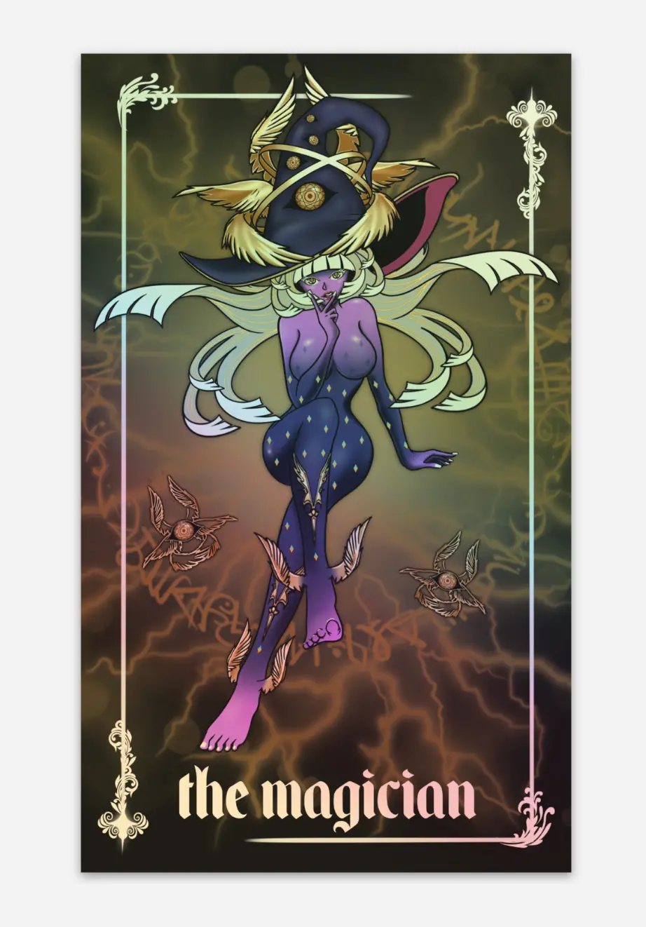 The Magician Holographic Tarot Sticker 1