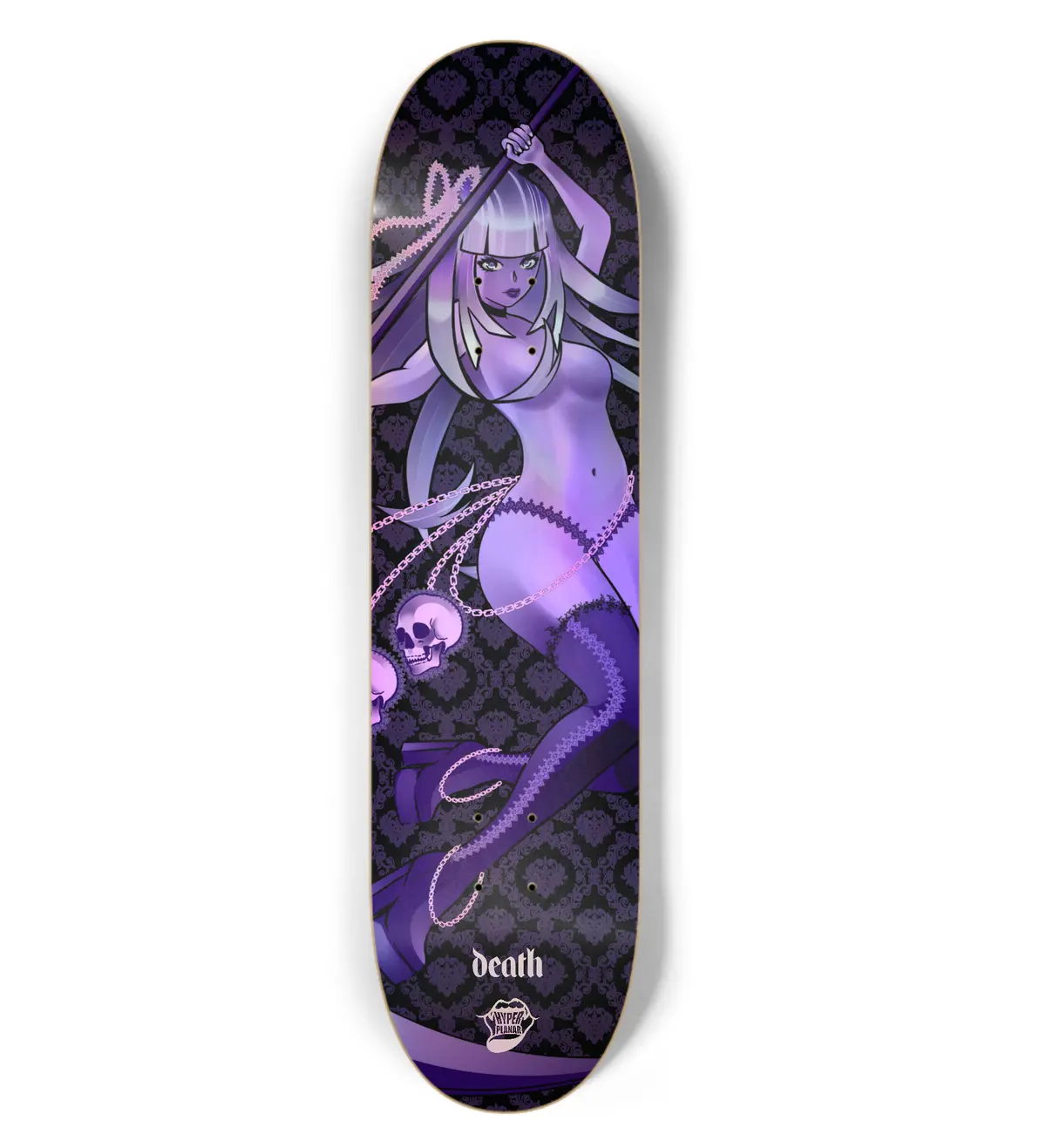 Death Holographic Skate Deck 1