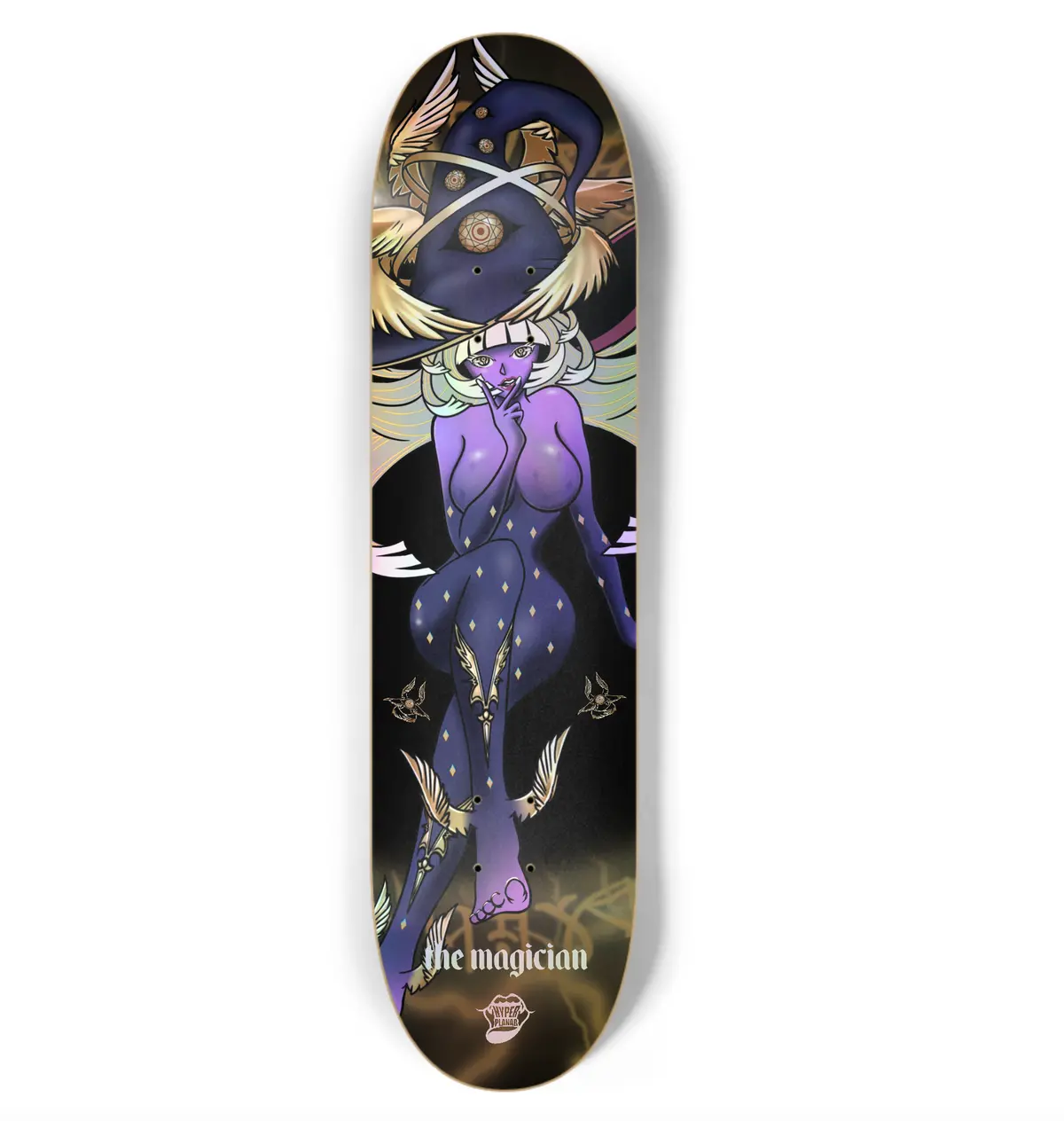 The Magician Holographic Skate Deck 1