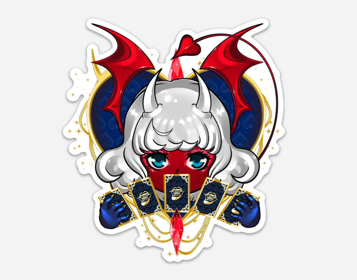 Chibi Aries Tarot Matte Sticker 1