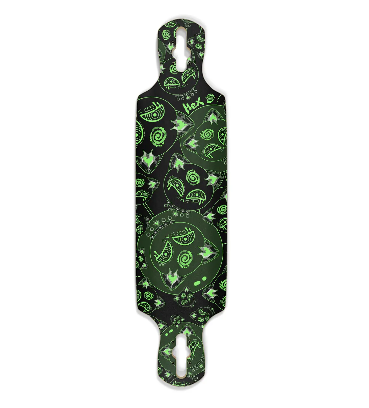 Hex Glow In The Dark Drop Through Longboard 1