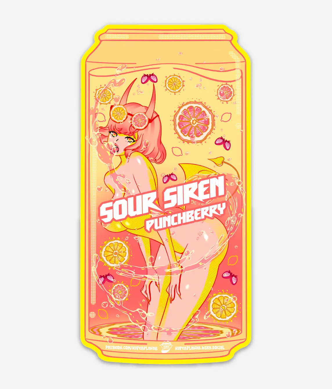Sour Siren Punchberry Magnet 1