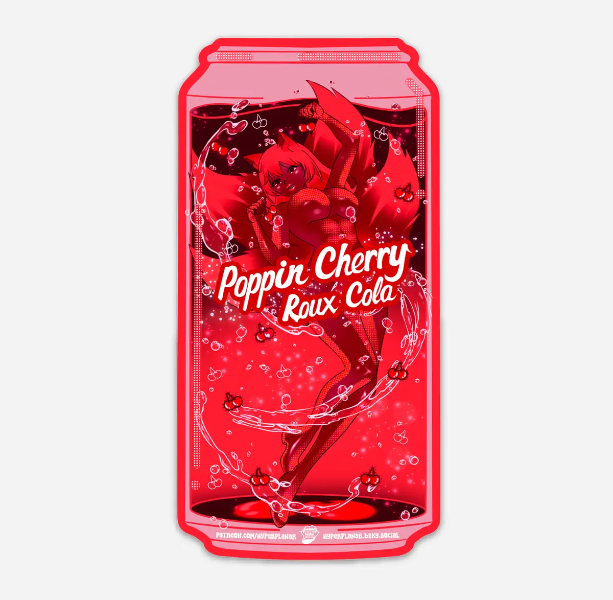 Poppin Cherry Roux Cola Magnet 1