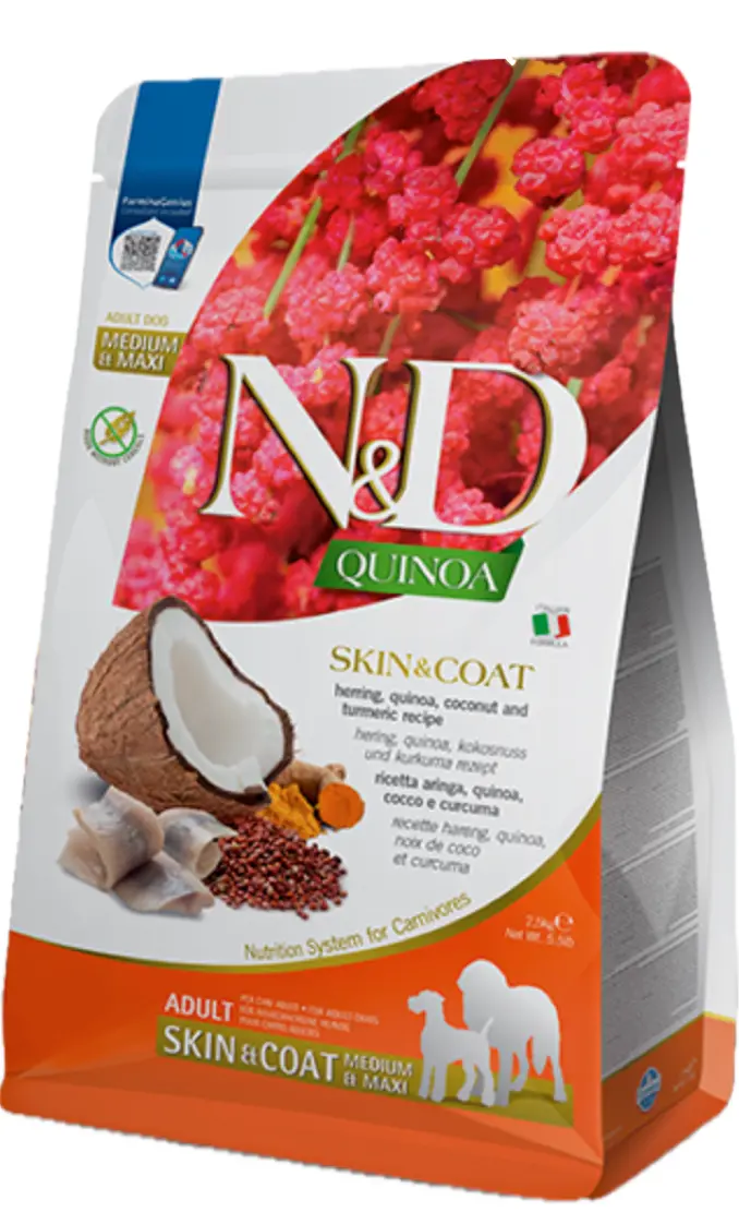 Farmina Dog N&D Quinoa Skin & Coat Aringhe 2