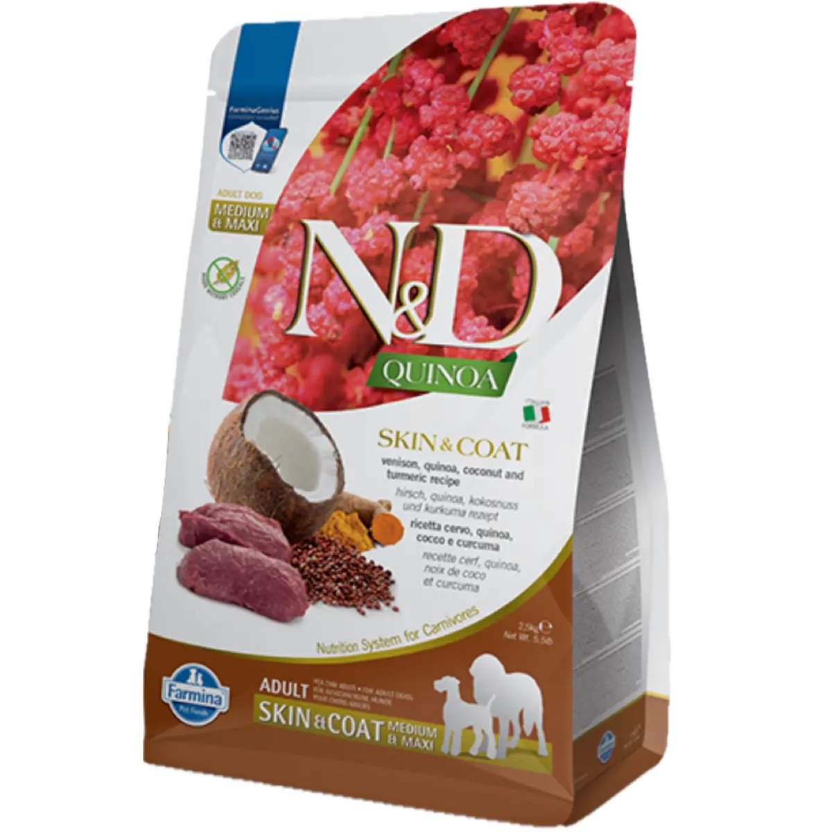 Farmina Dog N&D Quinoa Skin & Coat Cervo 2