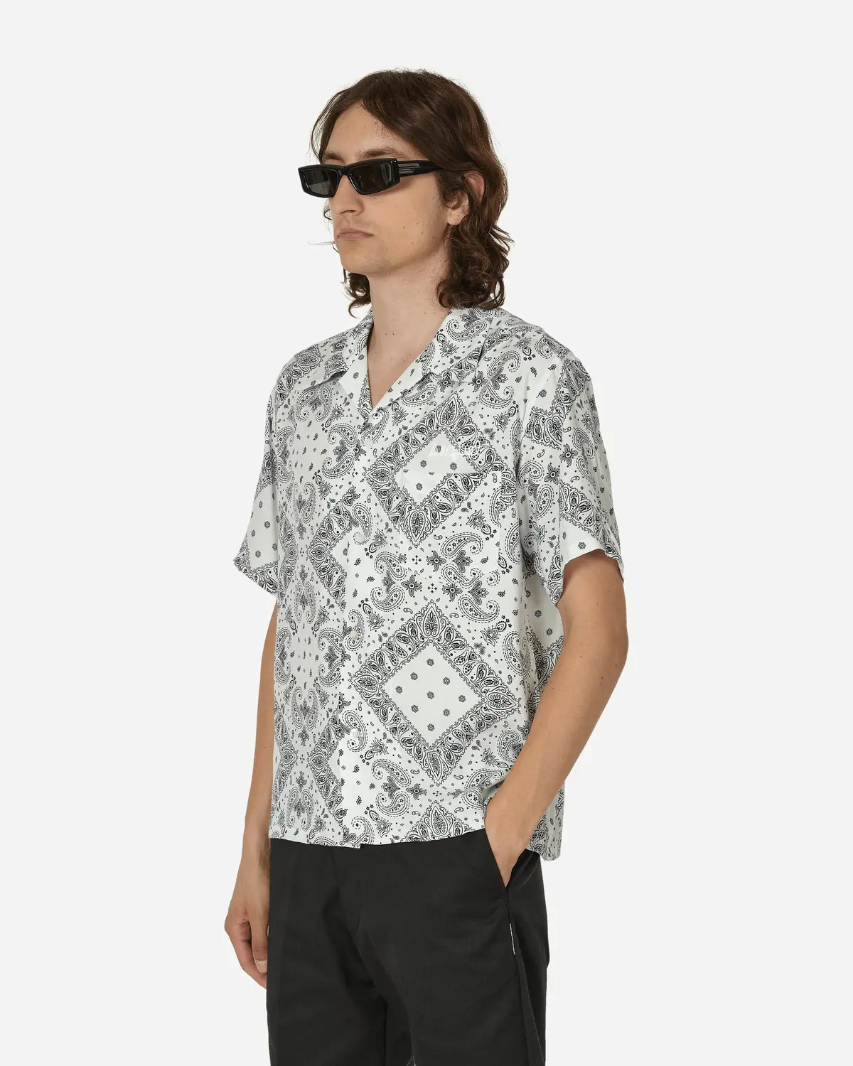 Open Collar Shirt White 2