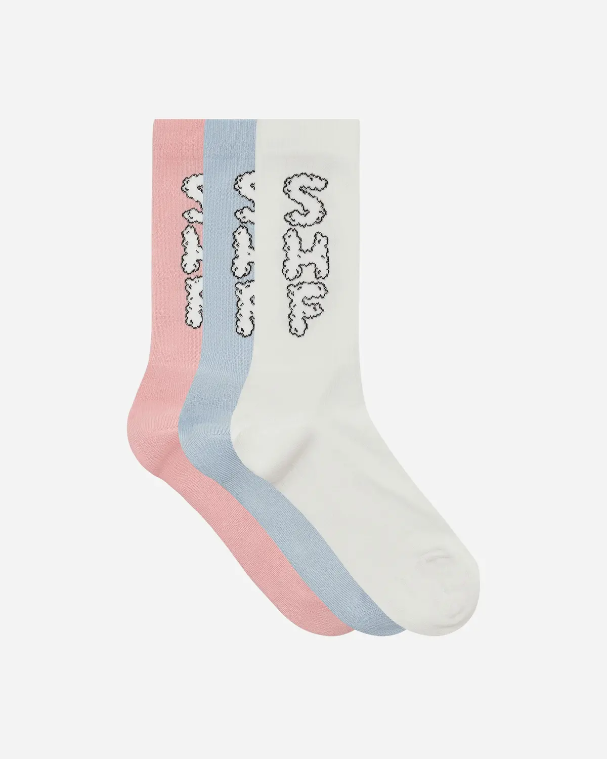 3 Pack Cloud Logo Sock Multicolor 1