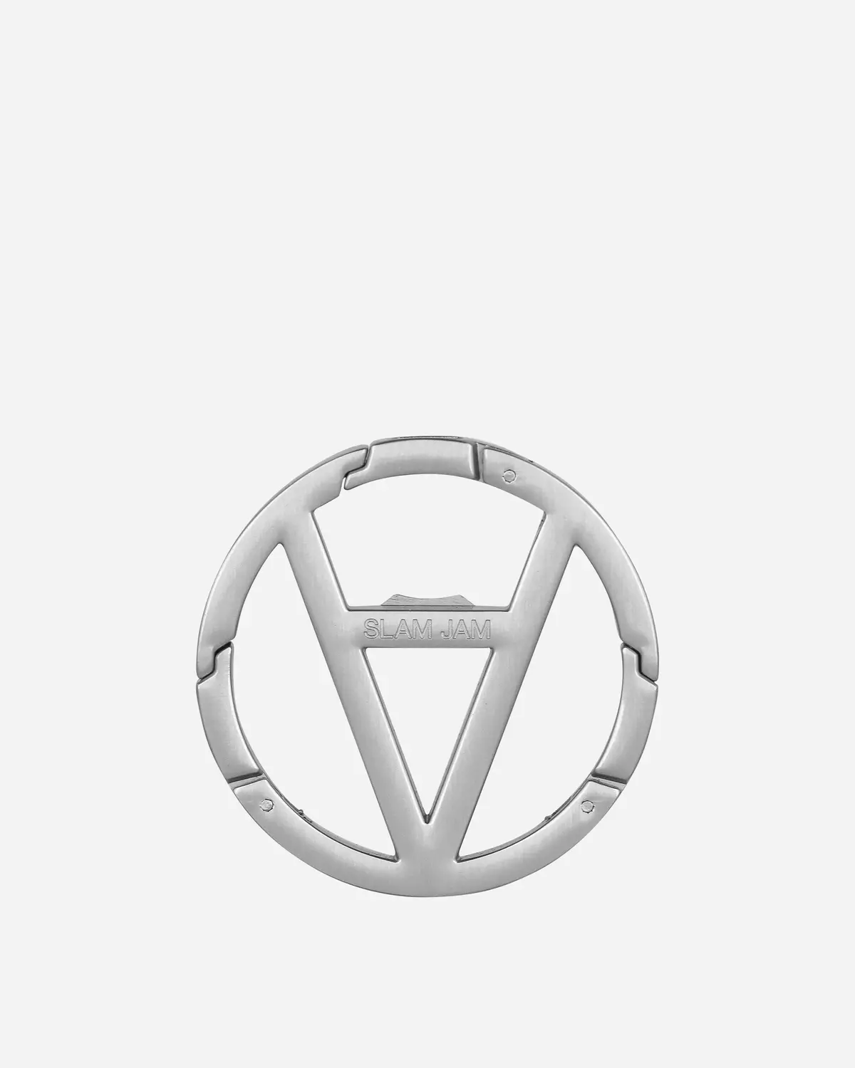 Chaos Is Order Logo Carabiner Silver 1