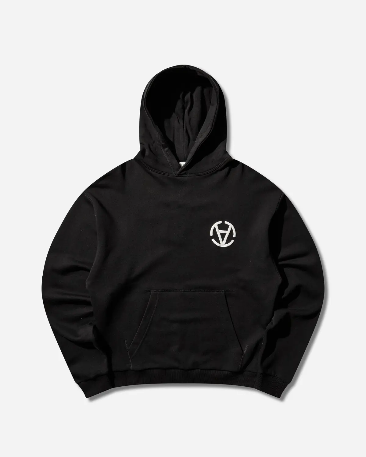 Basics Graphic Hoodie Black 1