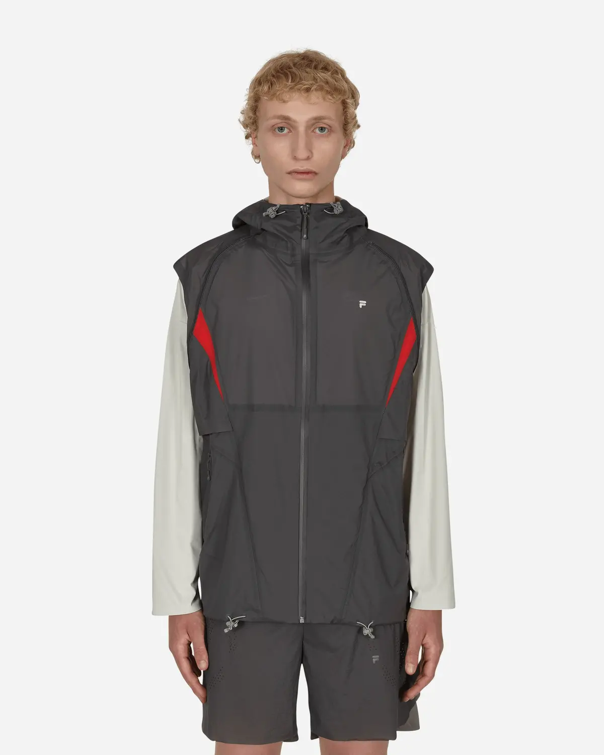 Fila Redefined Transformable Windbreaker Grey 4