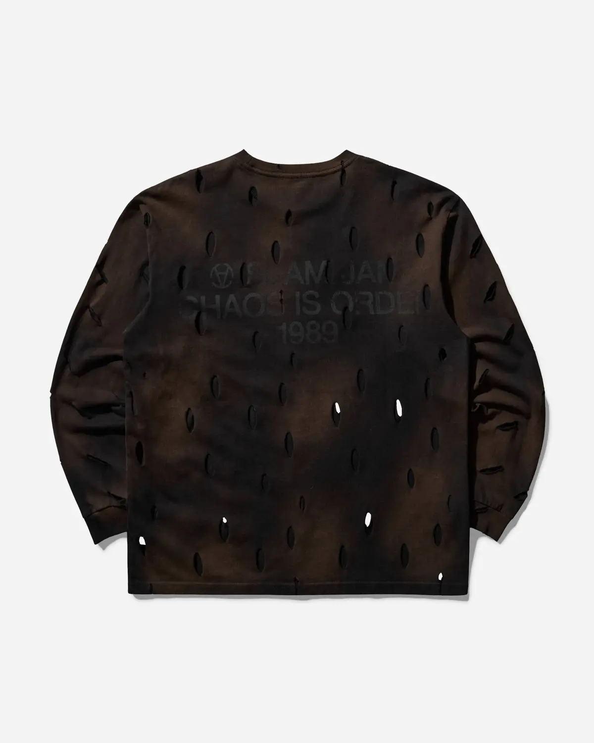 Slam Jam Chase Longsleeve T-Shirt Black 2