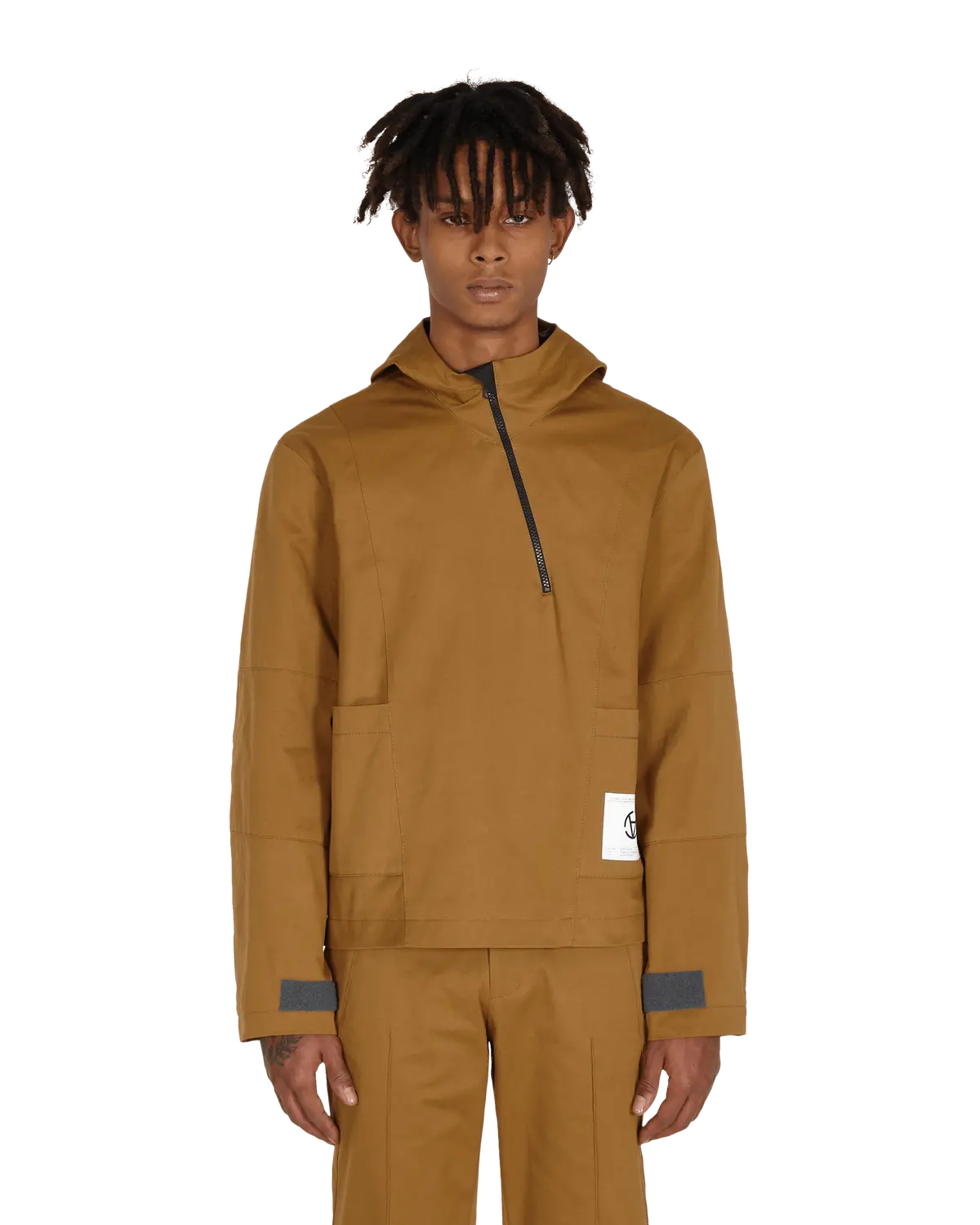 Diagonal Yuma Anorak Brown 1