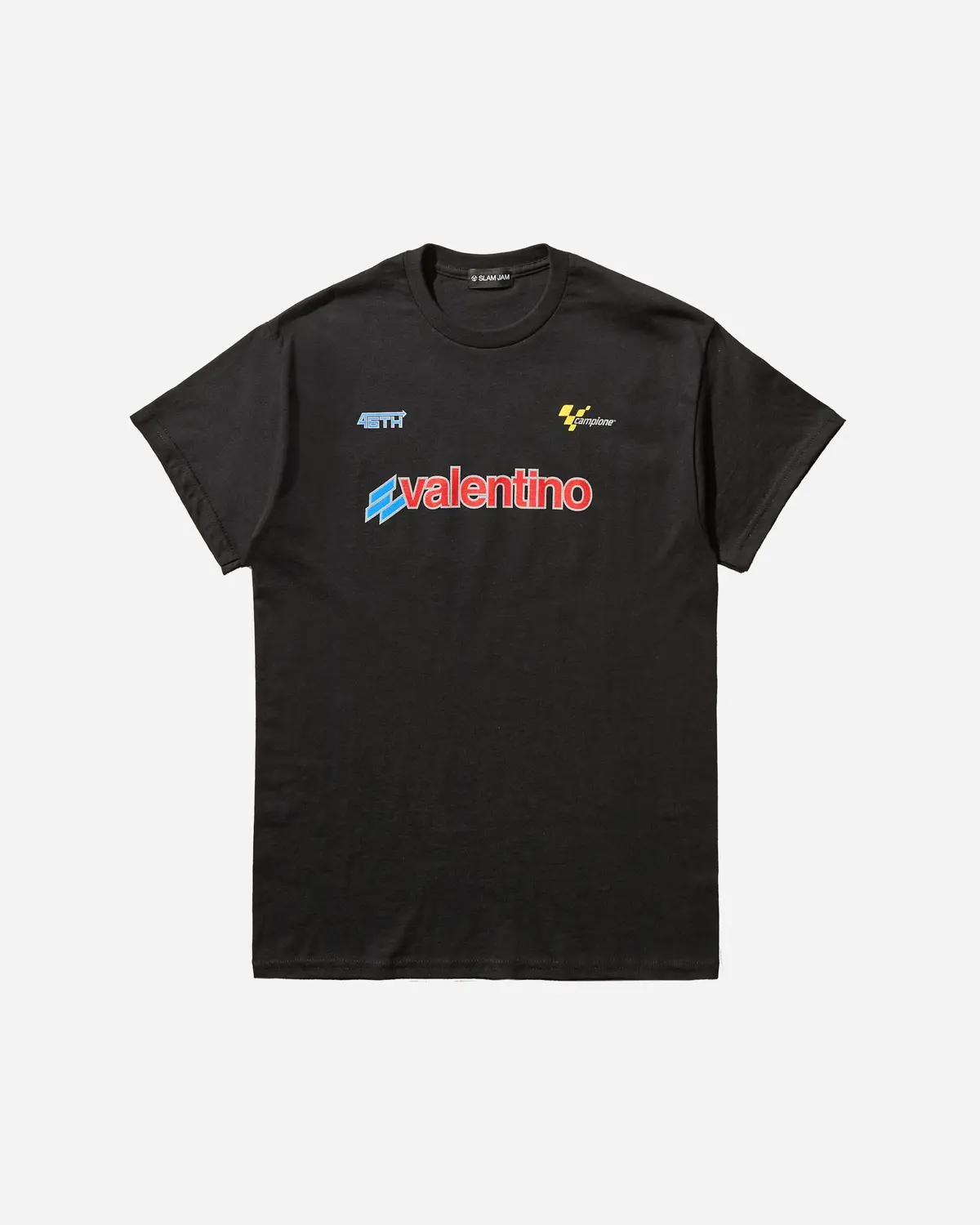 Bleu Mode 'Valentino 46' Tribute T-Shirt Black 1