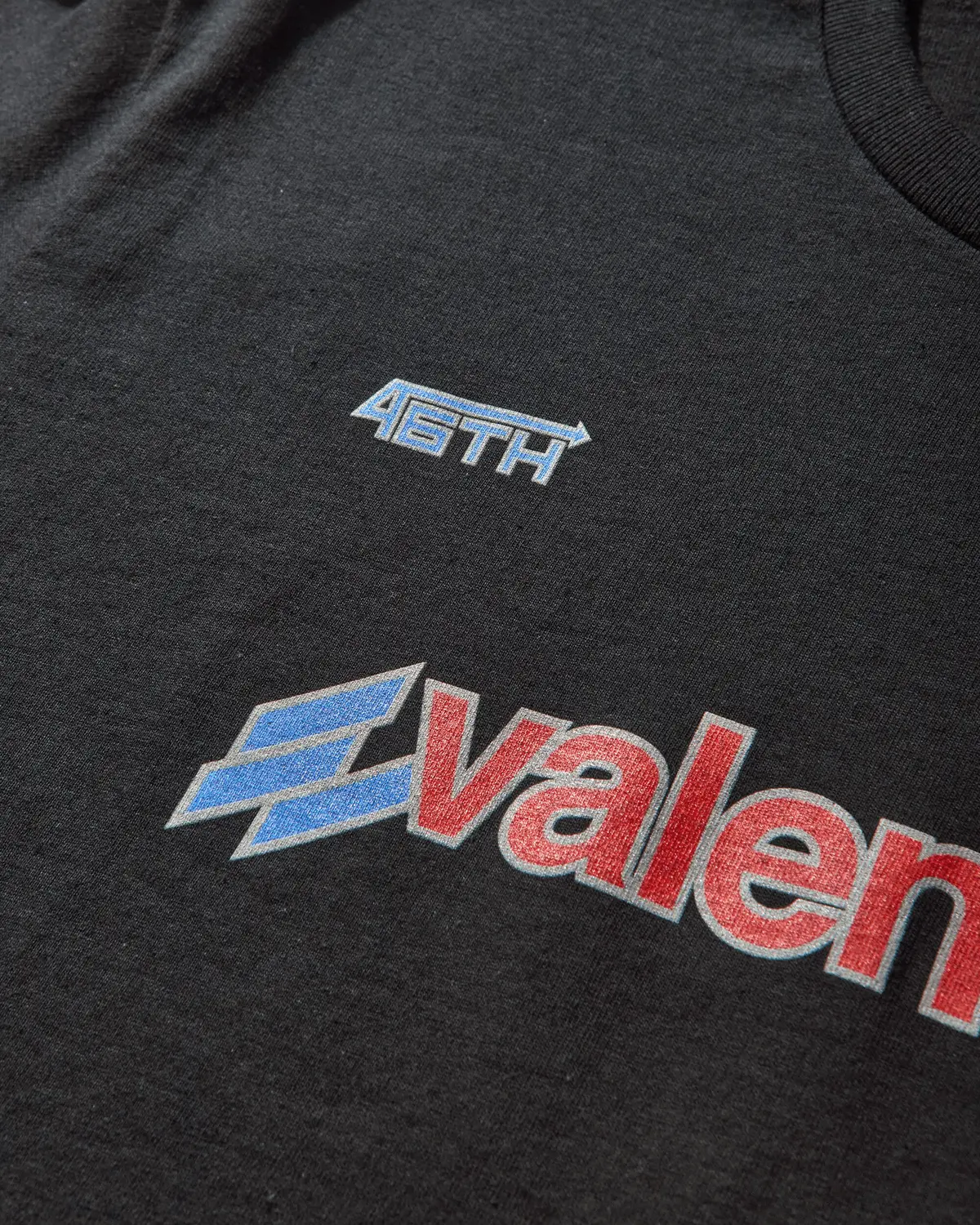 Bleu Mode 'Valentino 46' Tribute T-Shirt Black 4