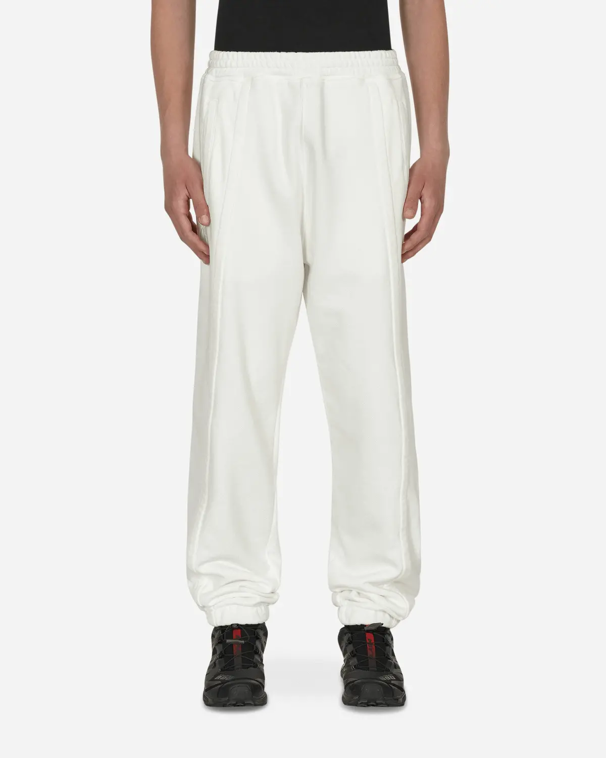 Panel Basic Sweatpants White 1