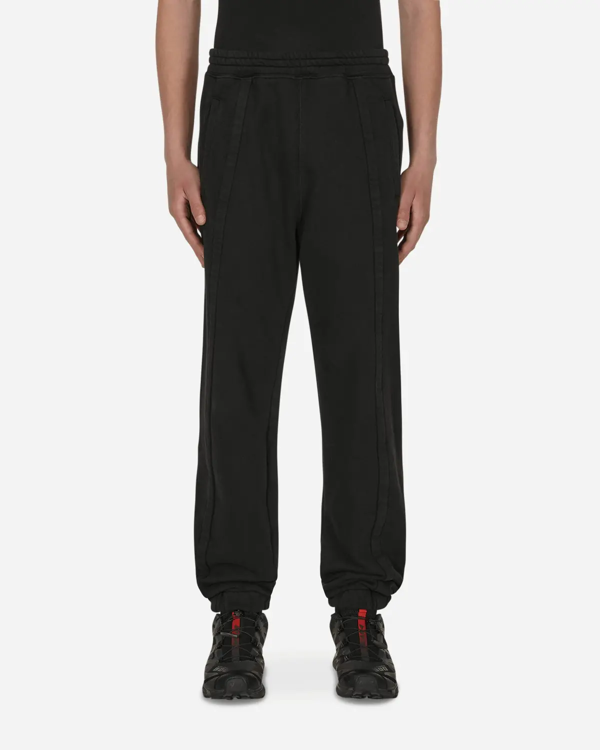 Panel Basic Sweatpants Black 1
