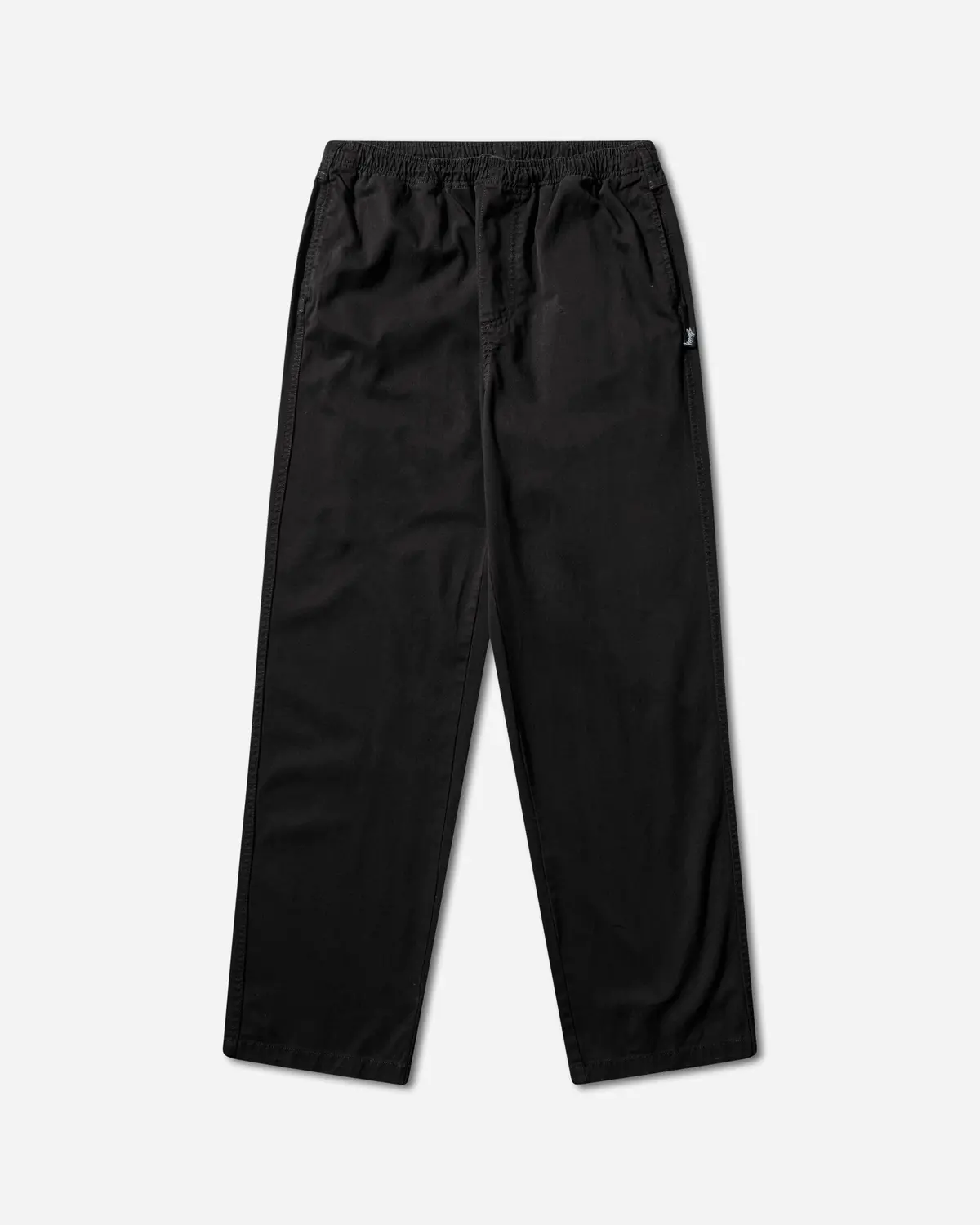 Cotton Twill Beach Pants Black 1