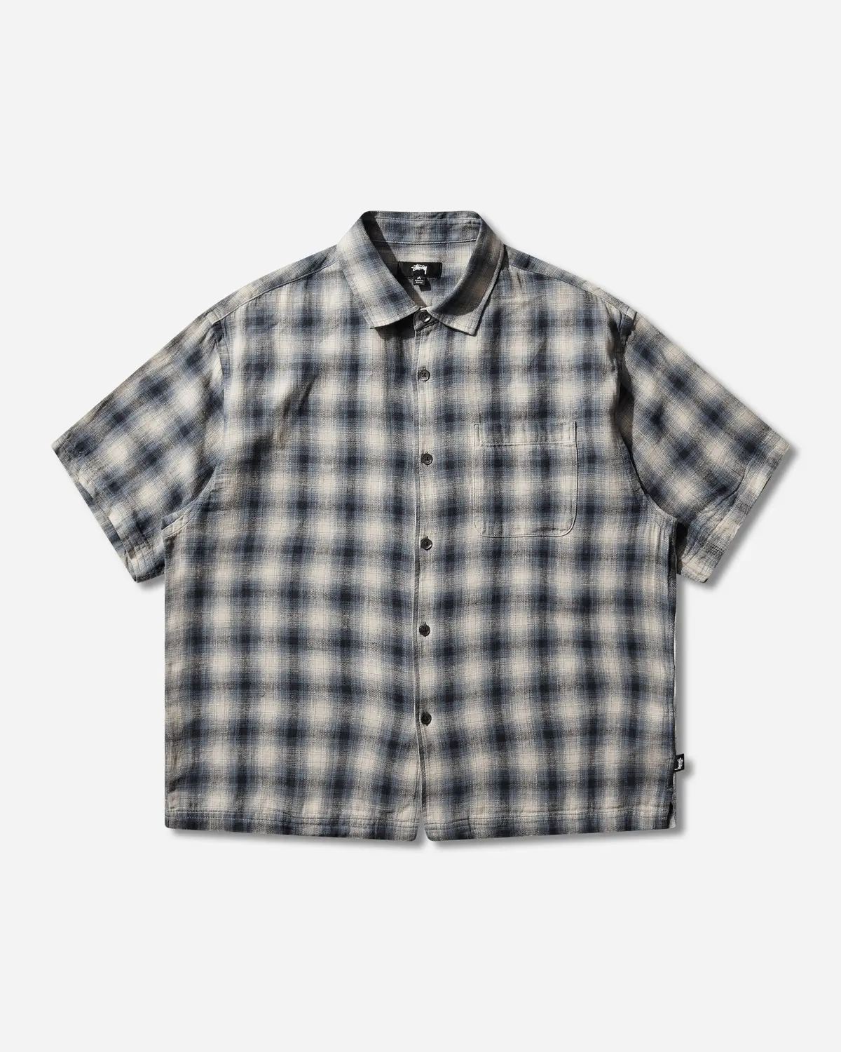 Liam Shortsleeve Plaid Shirt Blue 1