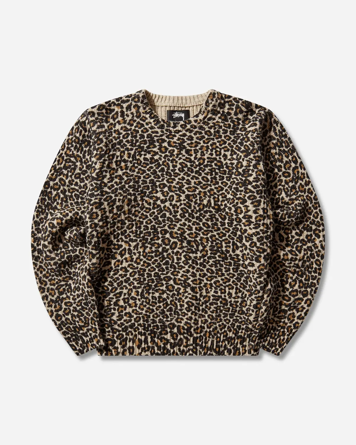 Leopard Sweater Beige 1