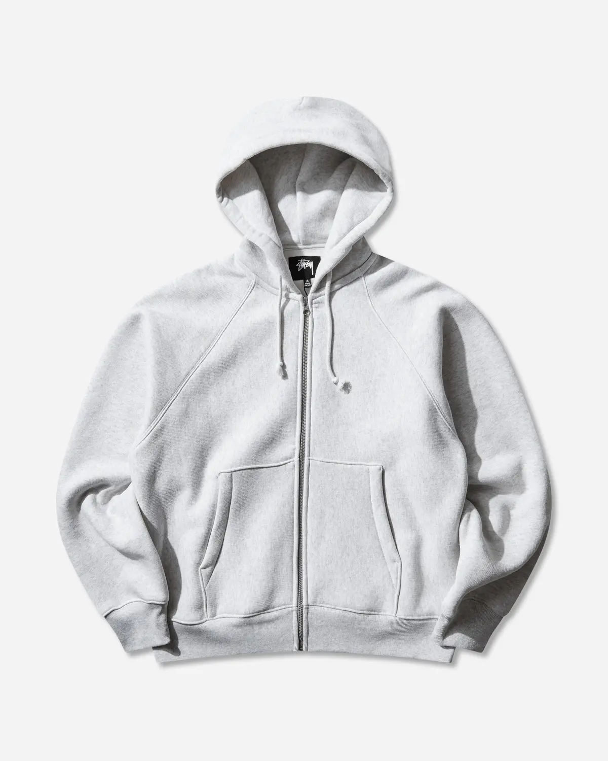 Relaxed Zip Hoodie Ash Heather 1