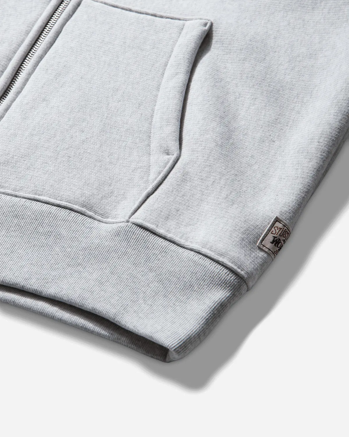 Relaxed Zip Hoodie Ash Heather 3
