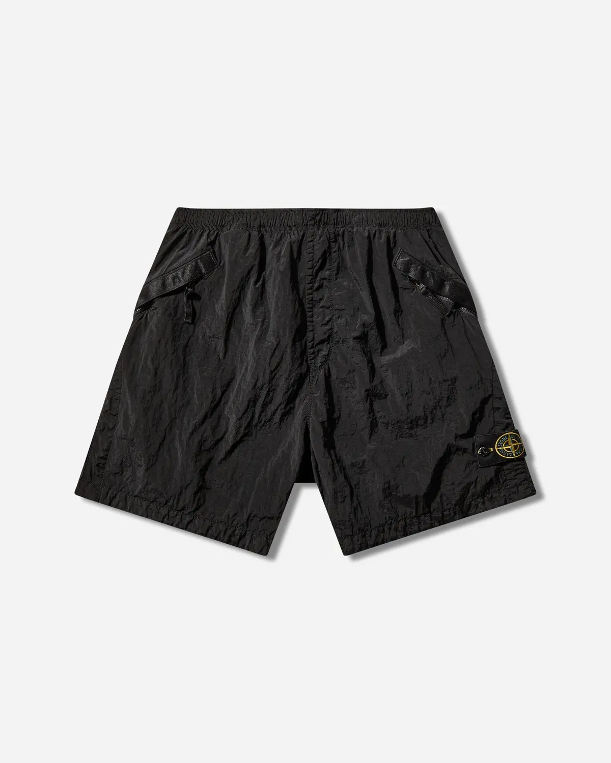 Men's Nylon Metal Shorts Black 1