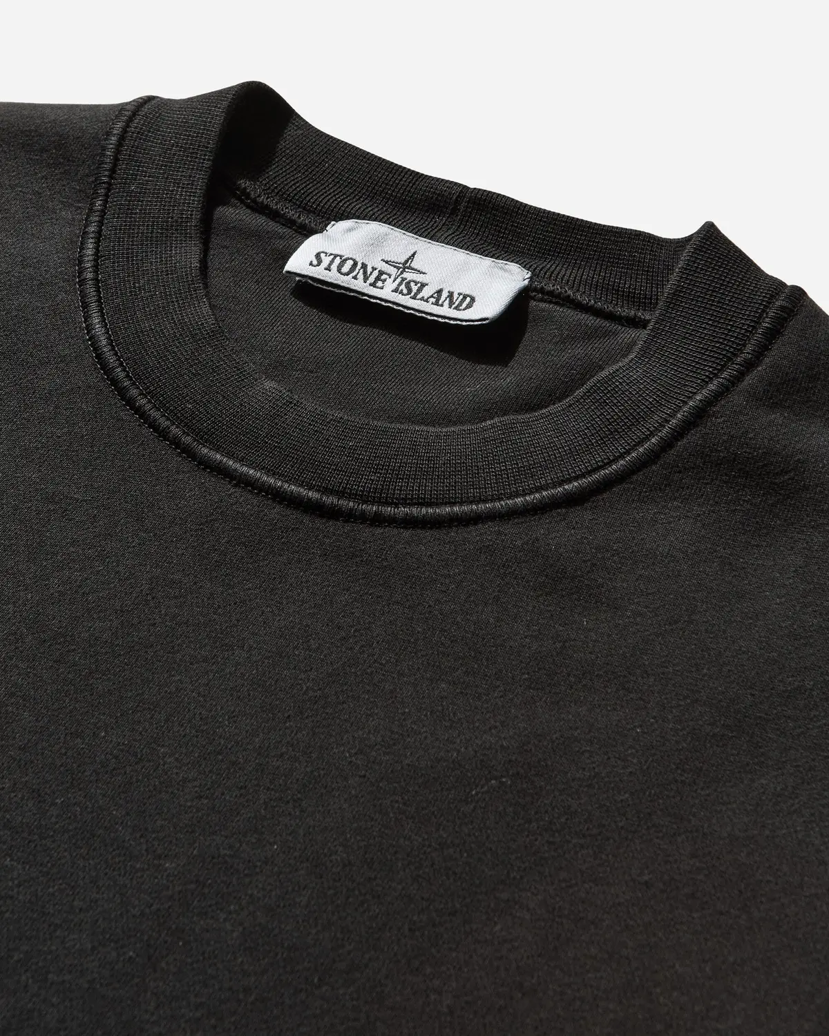 Men's Organic Cotton Fleece Crewneck Sweatshirt Black 4