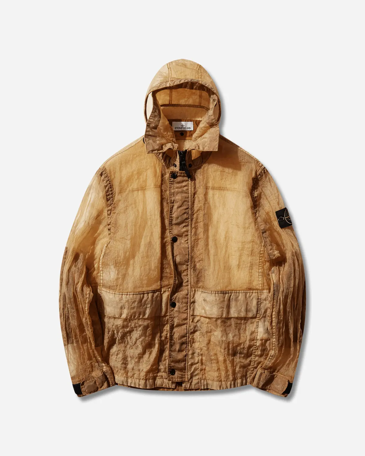 Men's Faded Camo Monofilament-Ovd Jacket Tangerine 1