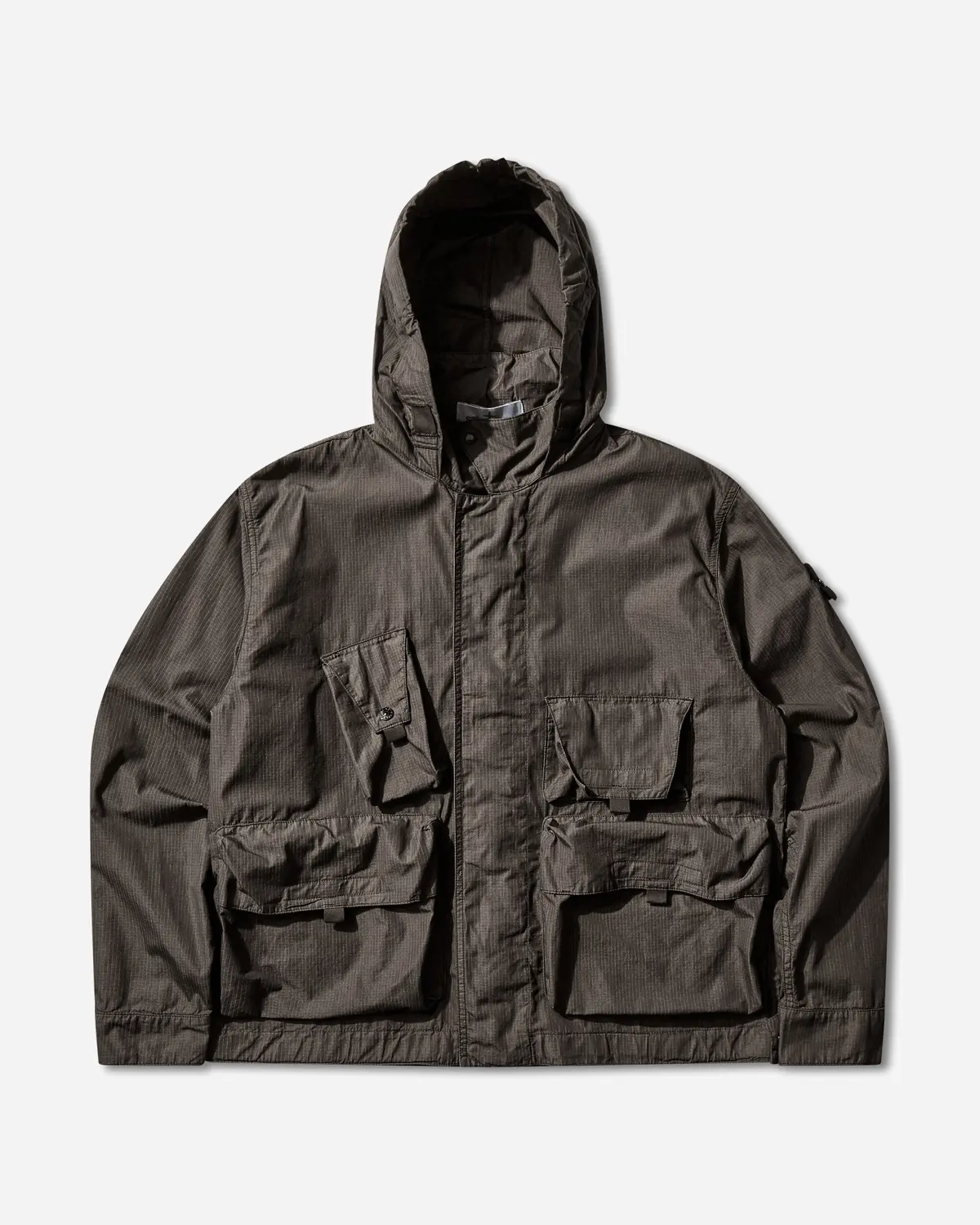 Men's Cotton Nylon Micro Ripstop Field Jacket Charcoal 1