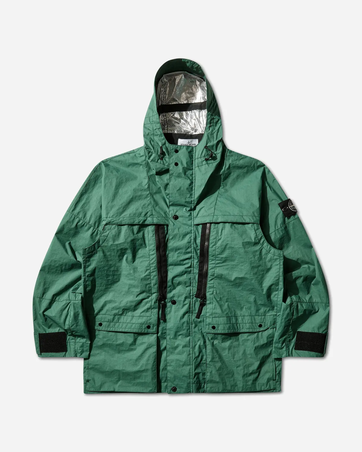 Men's Metal Lamina Ripstop Heat Reactive Hooded Jacket Malachite 1
