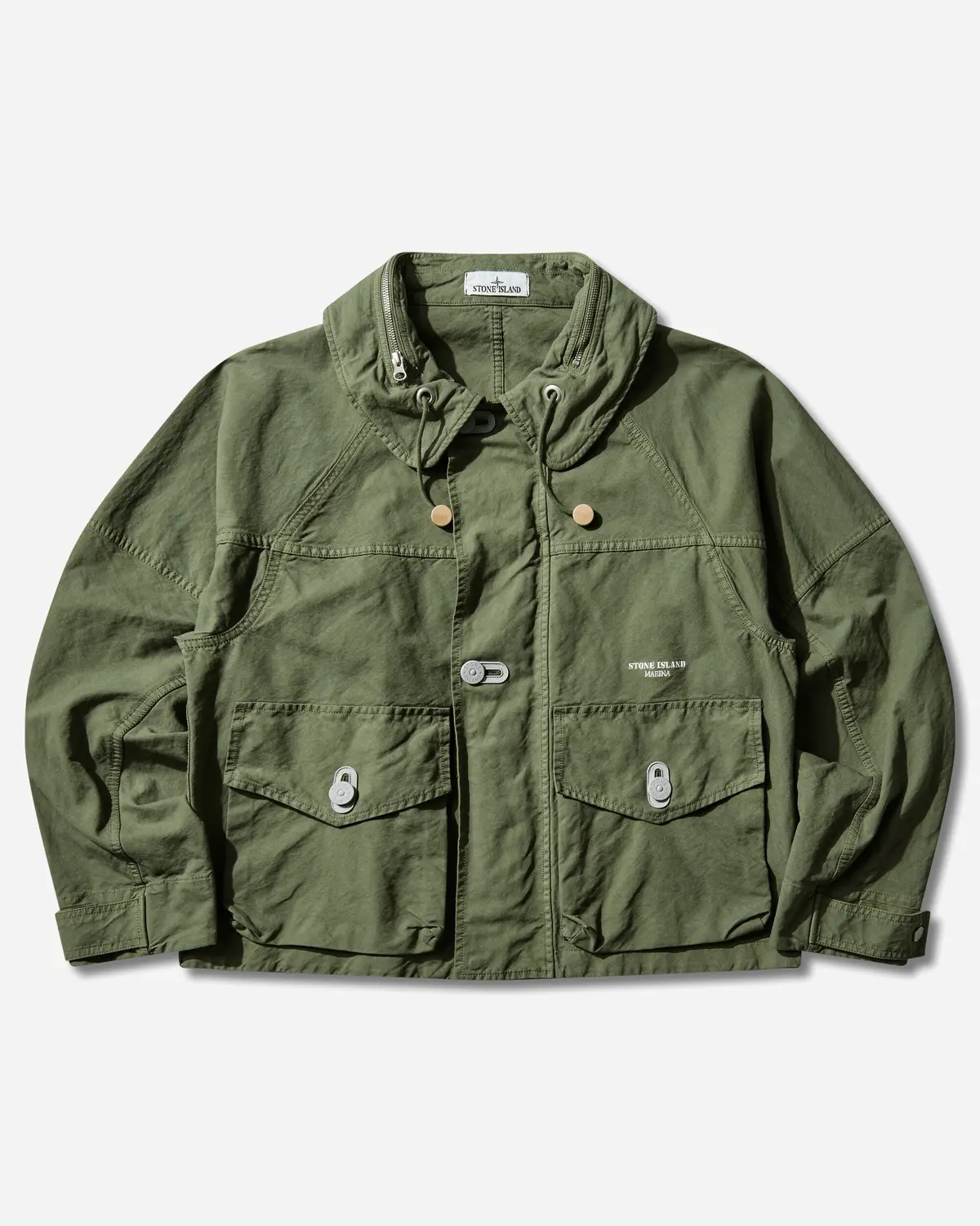 Men's Marina Nyco Panama-Tc Coach Jacket Quartz Green 1