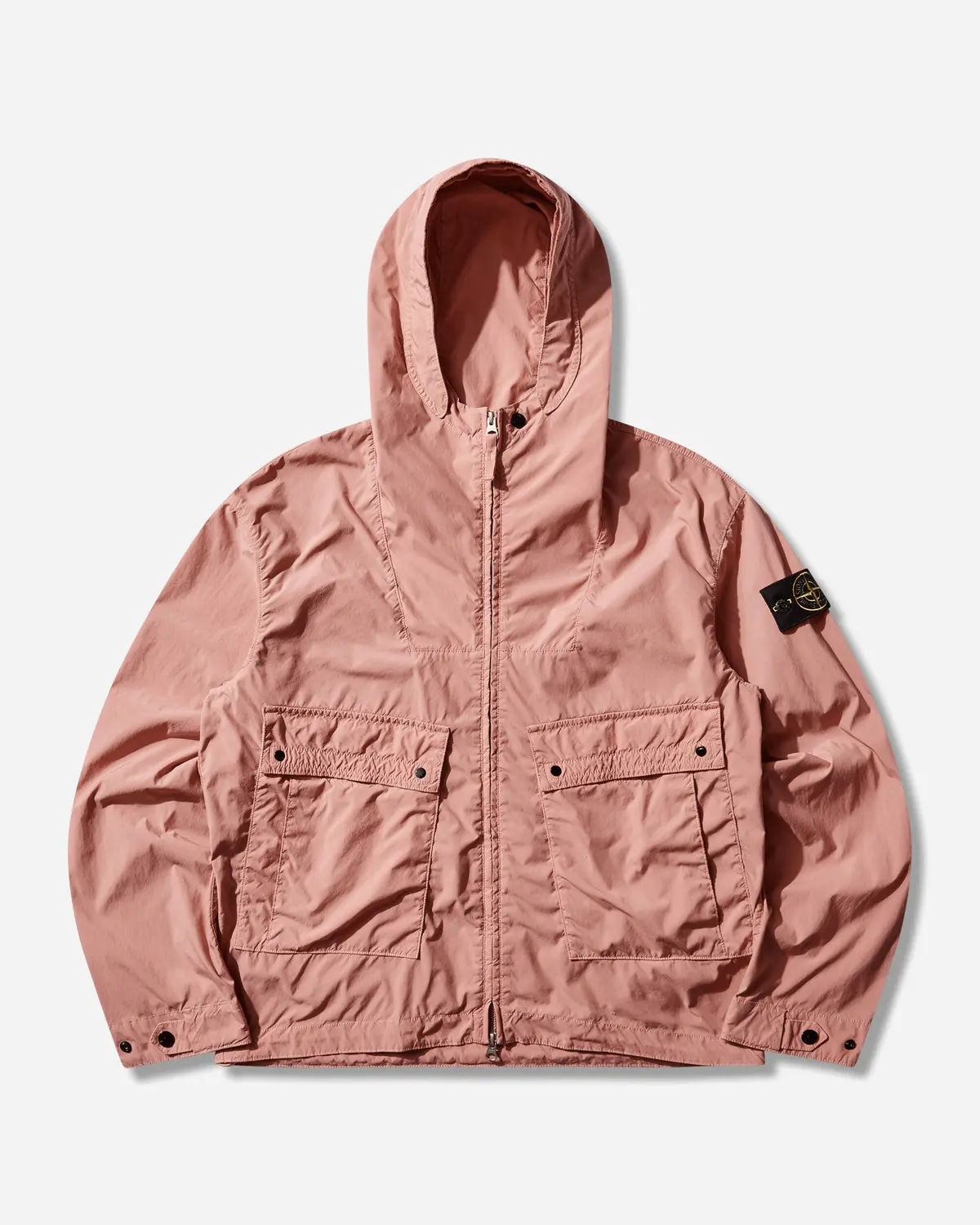 Men's Light Compact Touch Poly-Tc Hooded Jacket Oleander 1