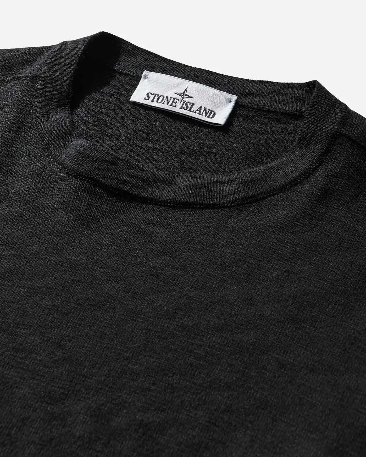 Men's Organic Cotton With Nylon Crewneck Sweater Black 3