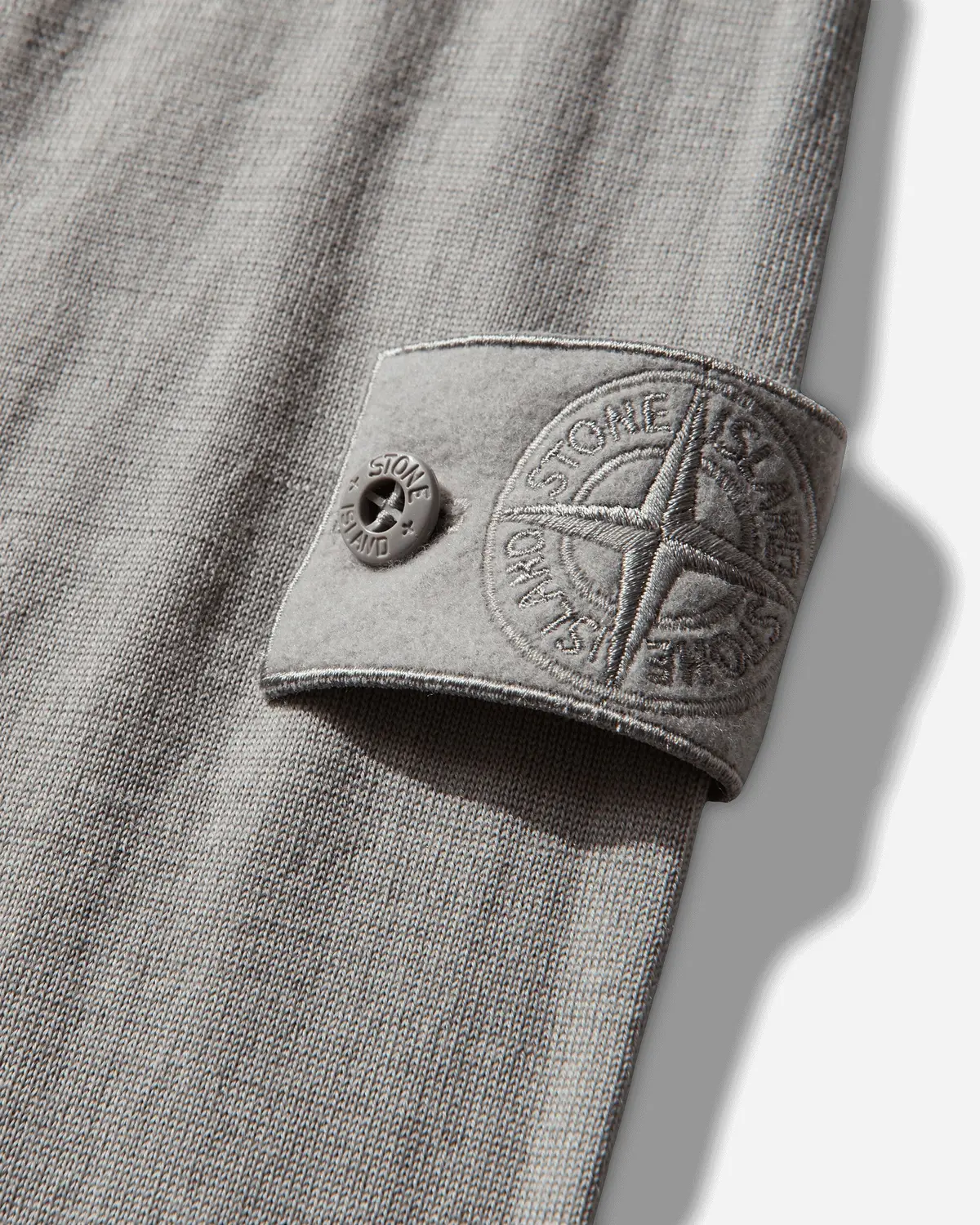 Men's Ghost Light Pure Rws Wool Polo Sweater Dust Grey 3