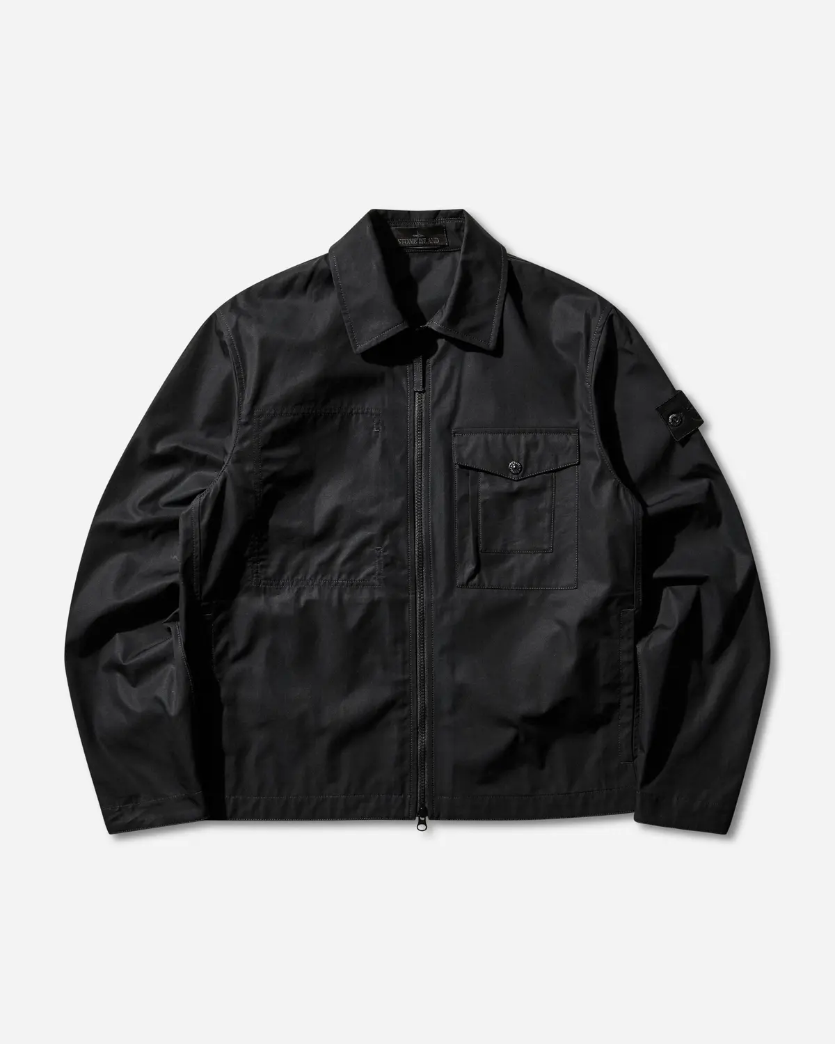 Men's Ghost All-Weather Cotton Canvas Overshirt Black 1