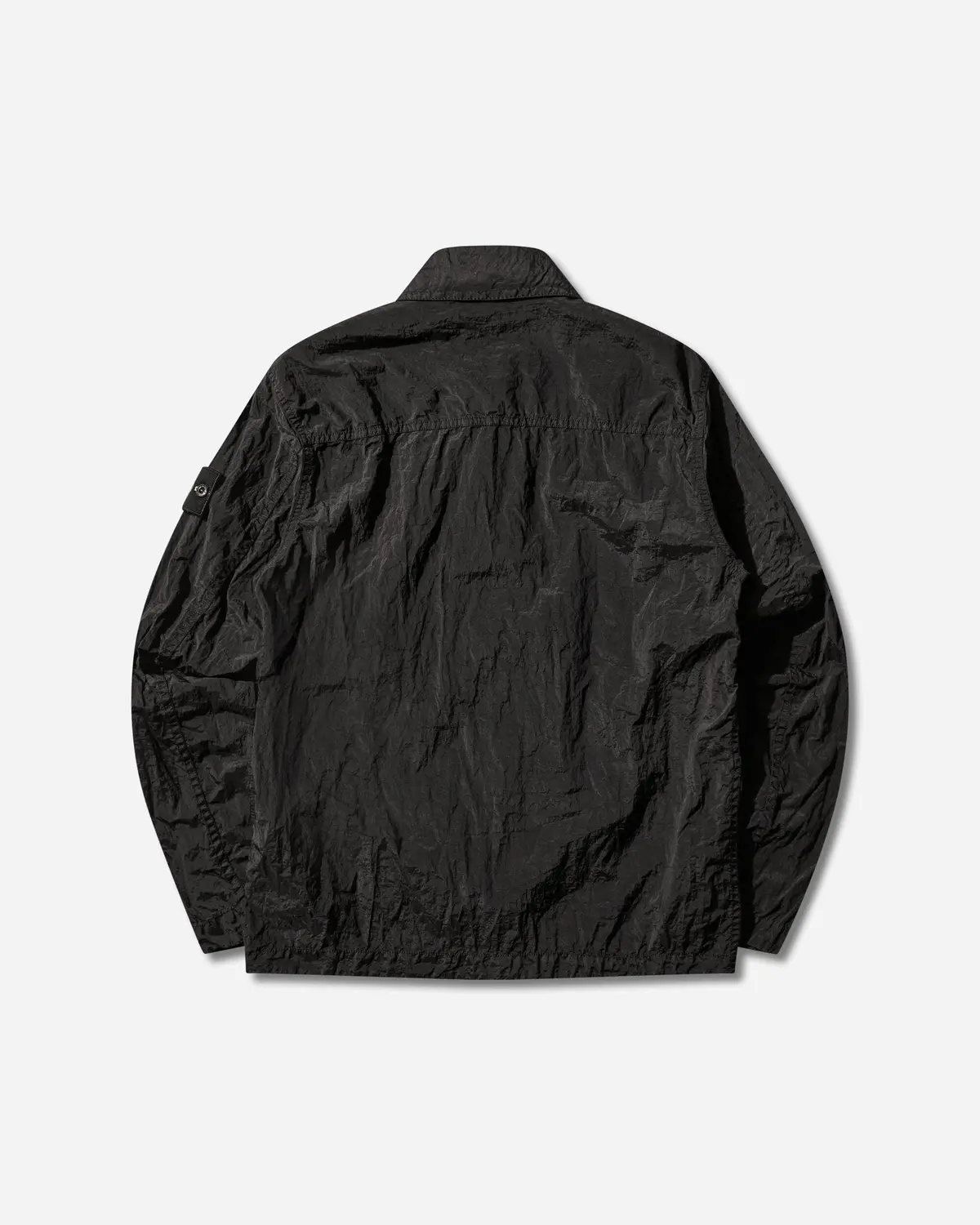 Men's Nylon Metal Overshirt Black 2