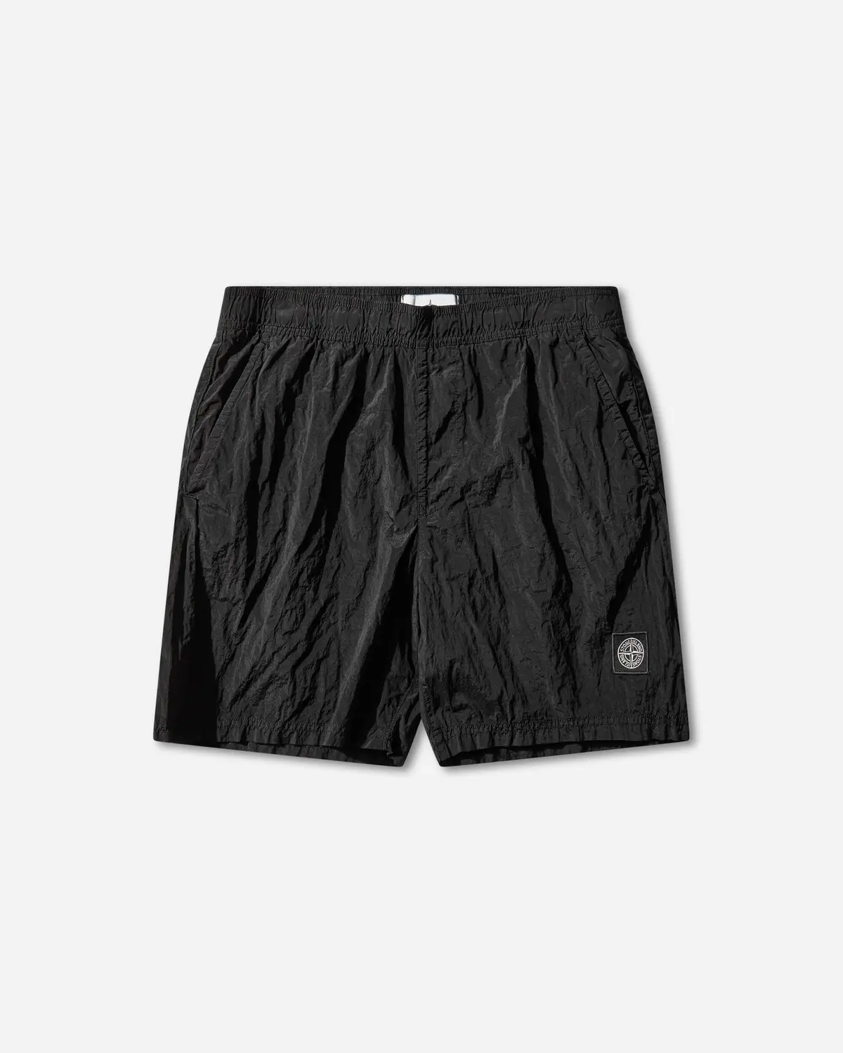 Men's Nylon Metal Swim Shorts Black 1