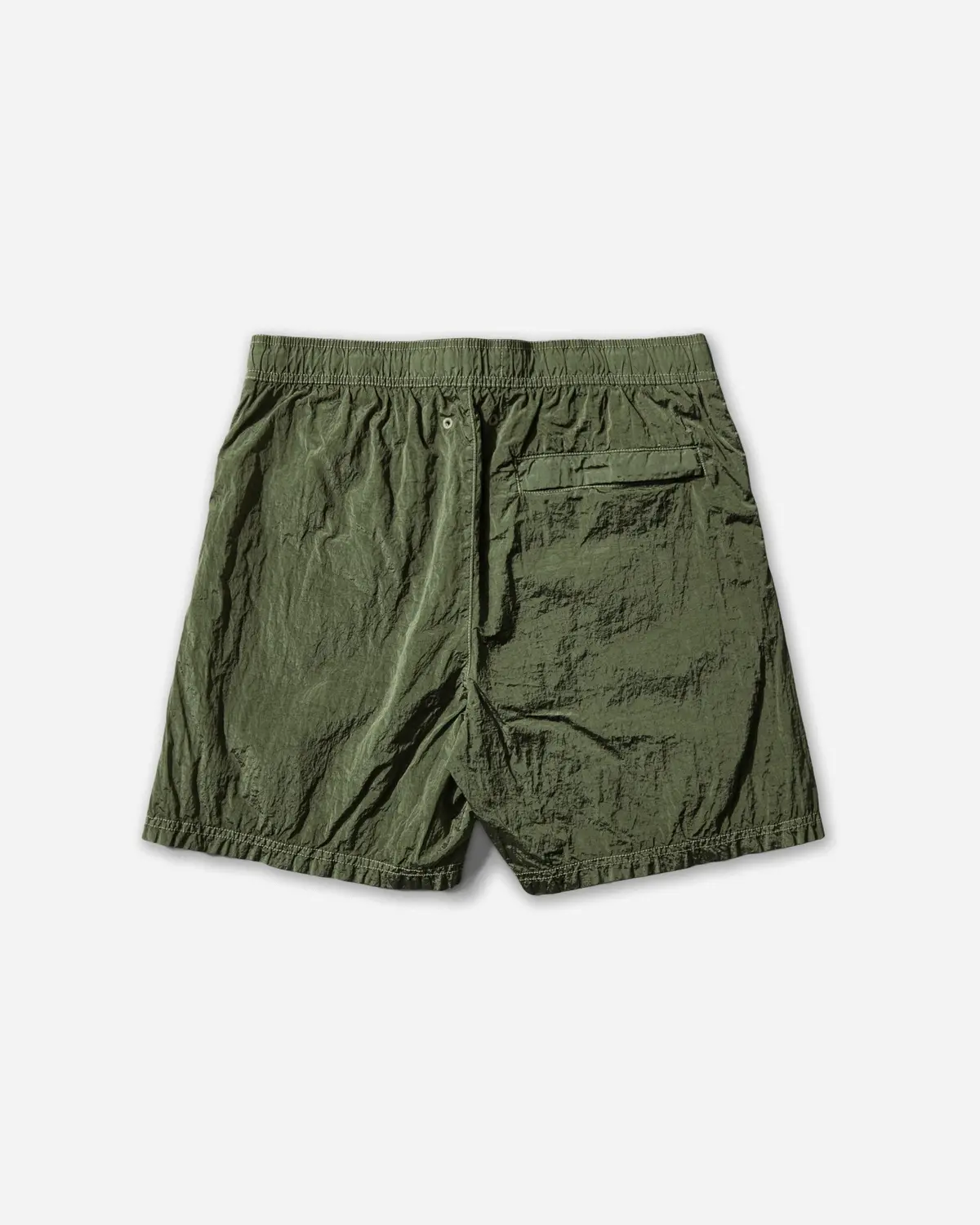 Men's Nylon Metal Swim Shorts Military Green 2