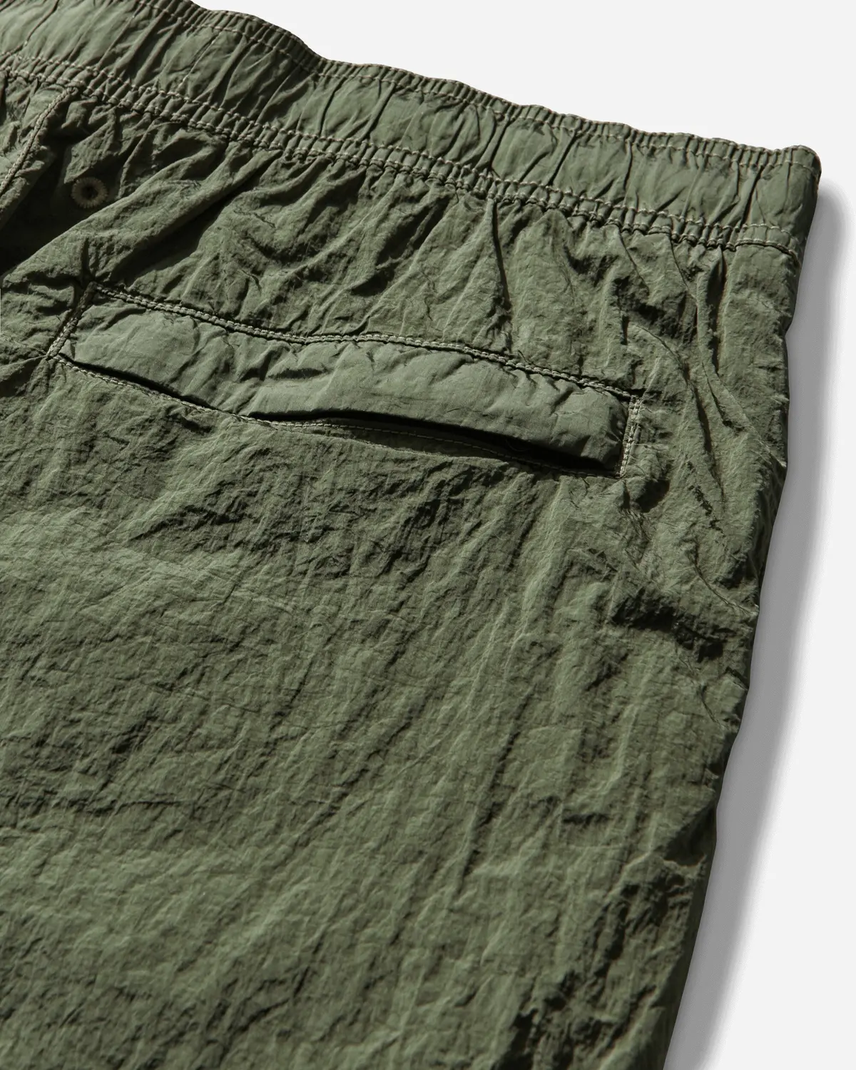 Men's Nylon Metal Swim Shorts Military Green 3
