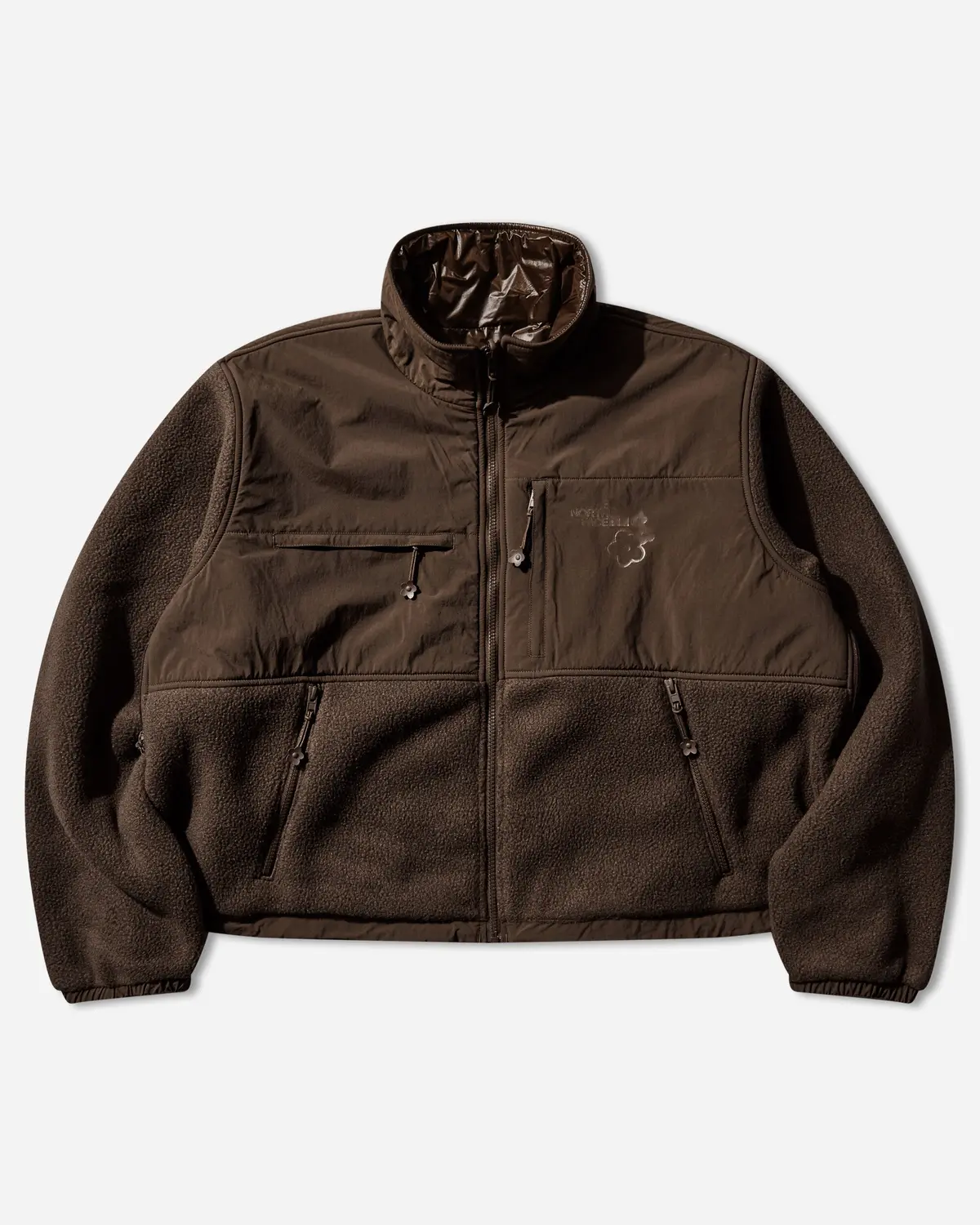 Women's Cecilie Bahnsen Lea 1995 Denali Fleece Jacket Soil Brown 1