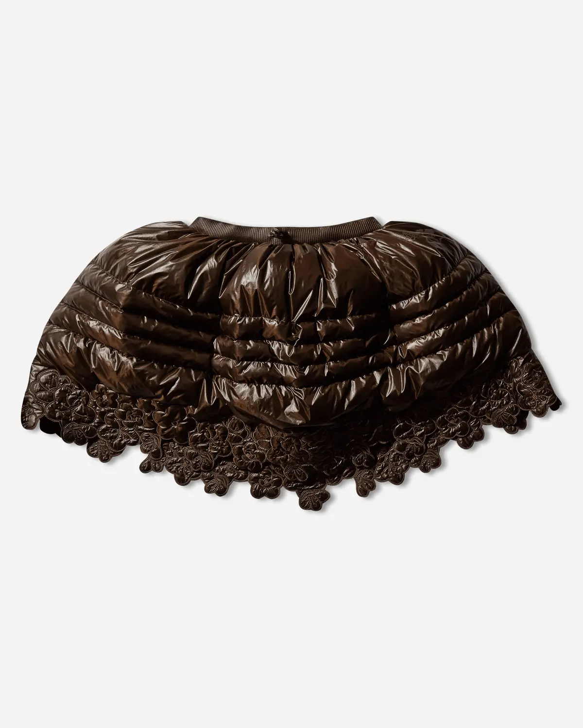 Women's Cecilie Bahnsen Elena Down Skirt Soil Brown 1