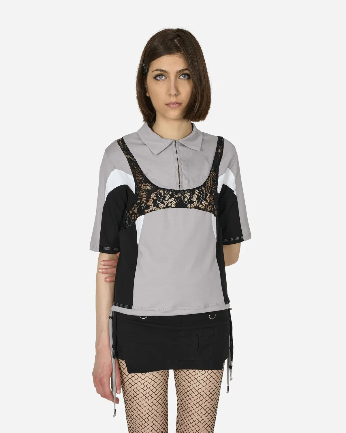 Plug Lace Polo Grey 1