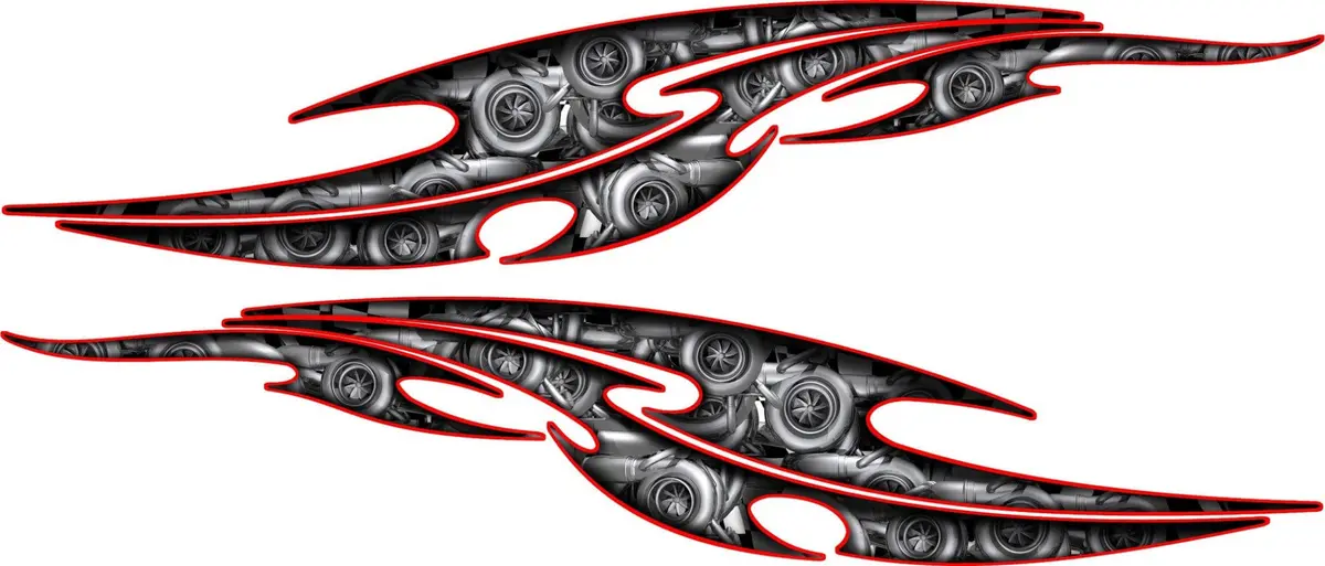 Tribal Steampunk Vinyl Decal – Set Of 2 For Cars, Trucks & Semis 5