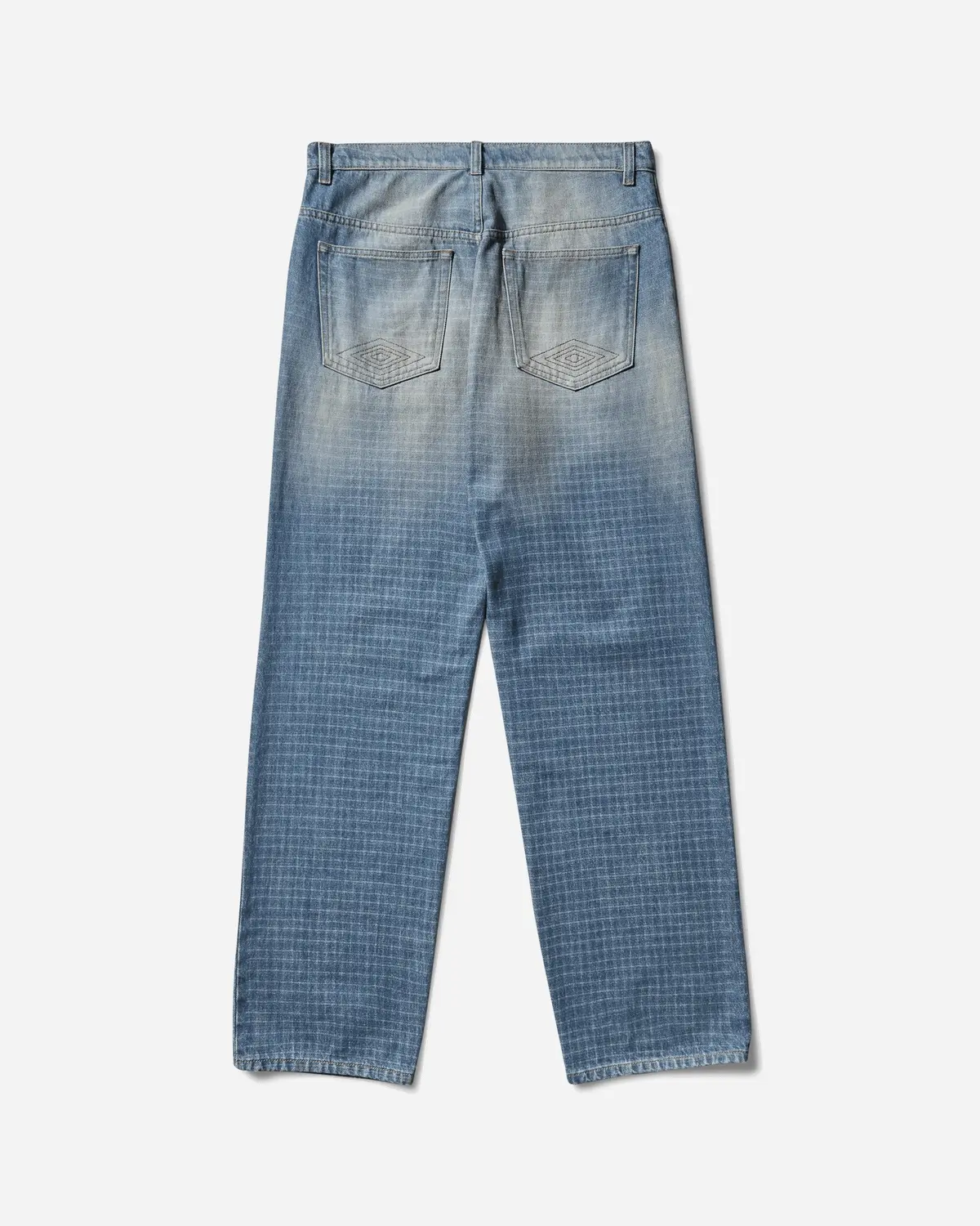 Checked Jeans Blue 2