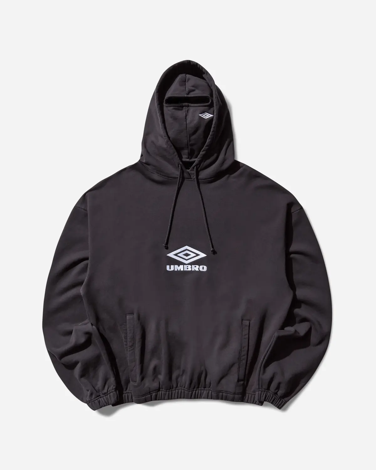 Og Logo Masked Hoodie Washed Black 1