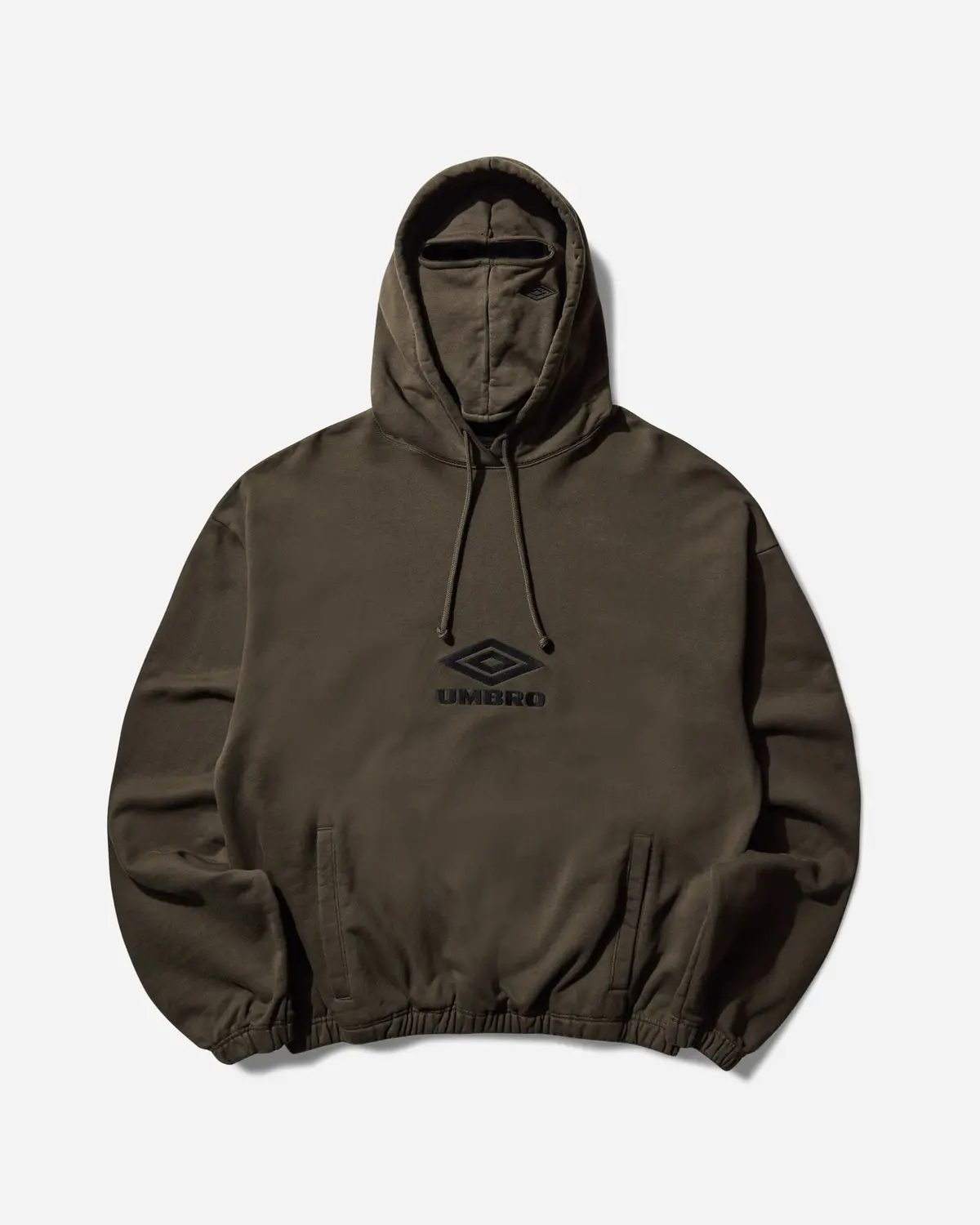 Og Logo Masked Hoodie Dark Olive 1