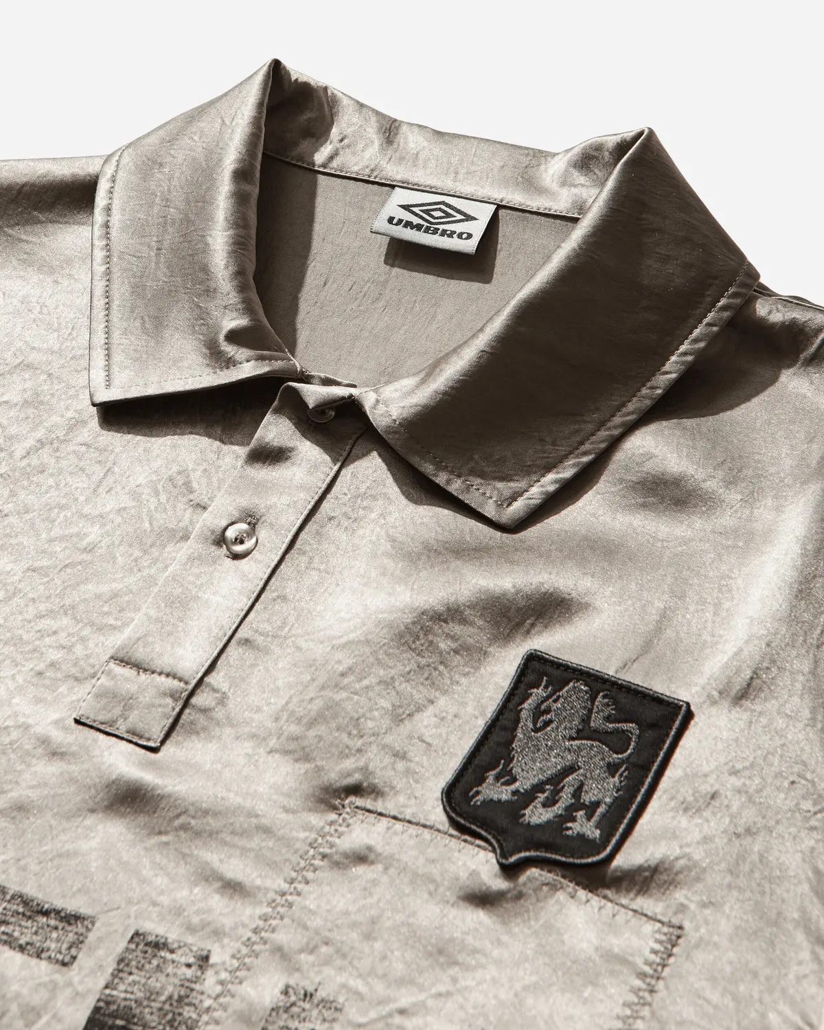 Satin Enfield Shirt Silver Pearl 3